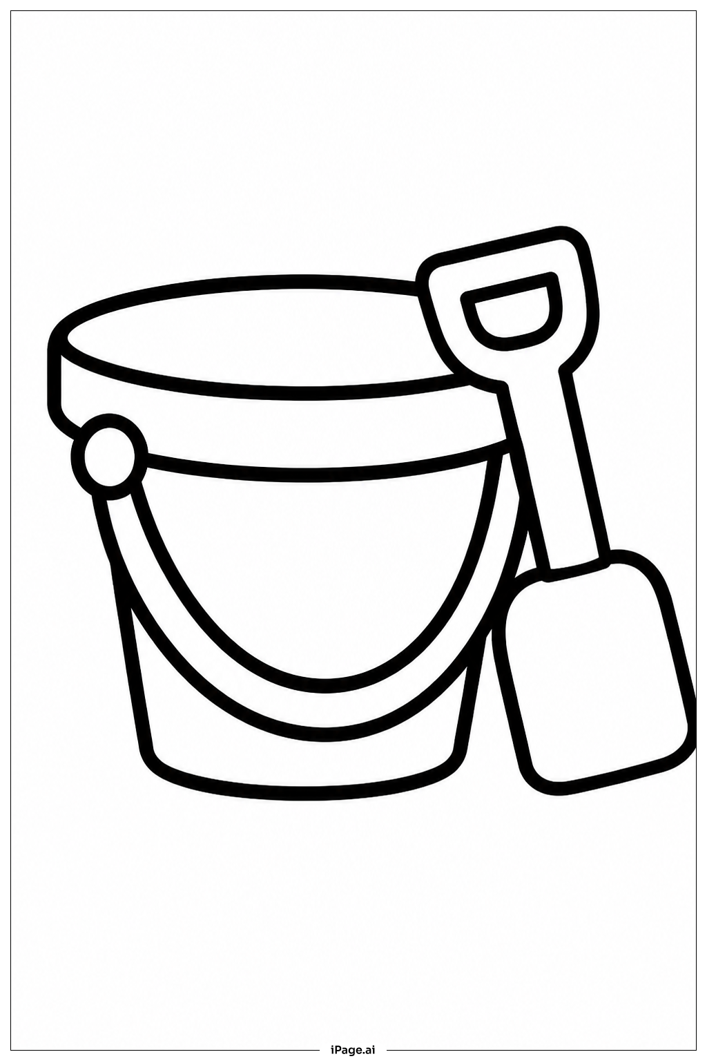  Página para colorear de Junio Cubo de Arena 