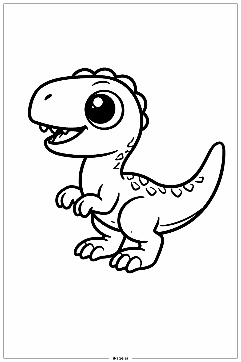  Jurassic Park Tiny Velociraptor Coloring Page 