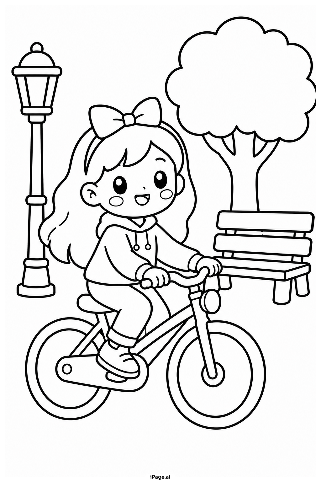 Kawaii Fahrradfahrt