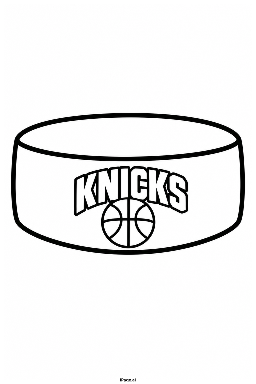 Bandeau de tête style Knicks