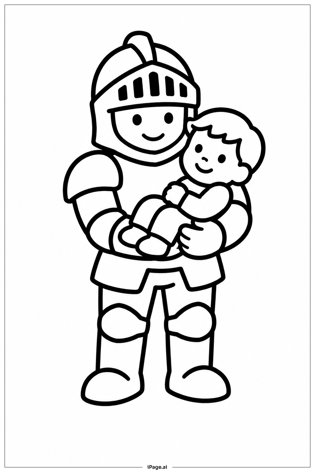 騎士と子供