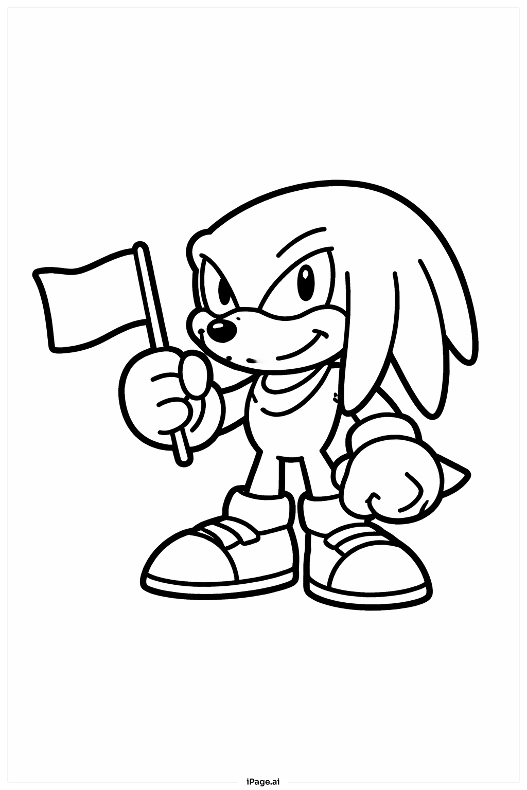 깍지 낀 손가락이 성조기를 흔드는 모습 색칠공부 페이지