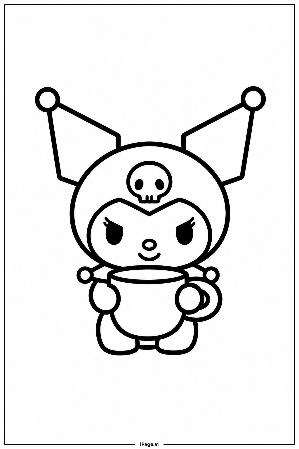 クロミの塗り絵ページ