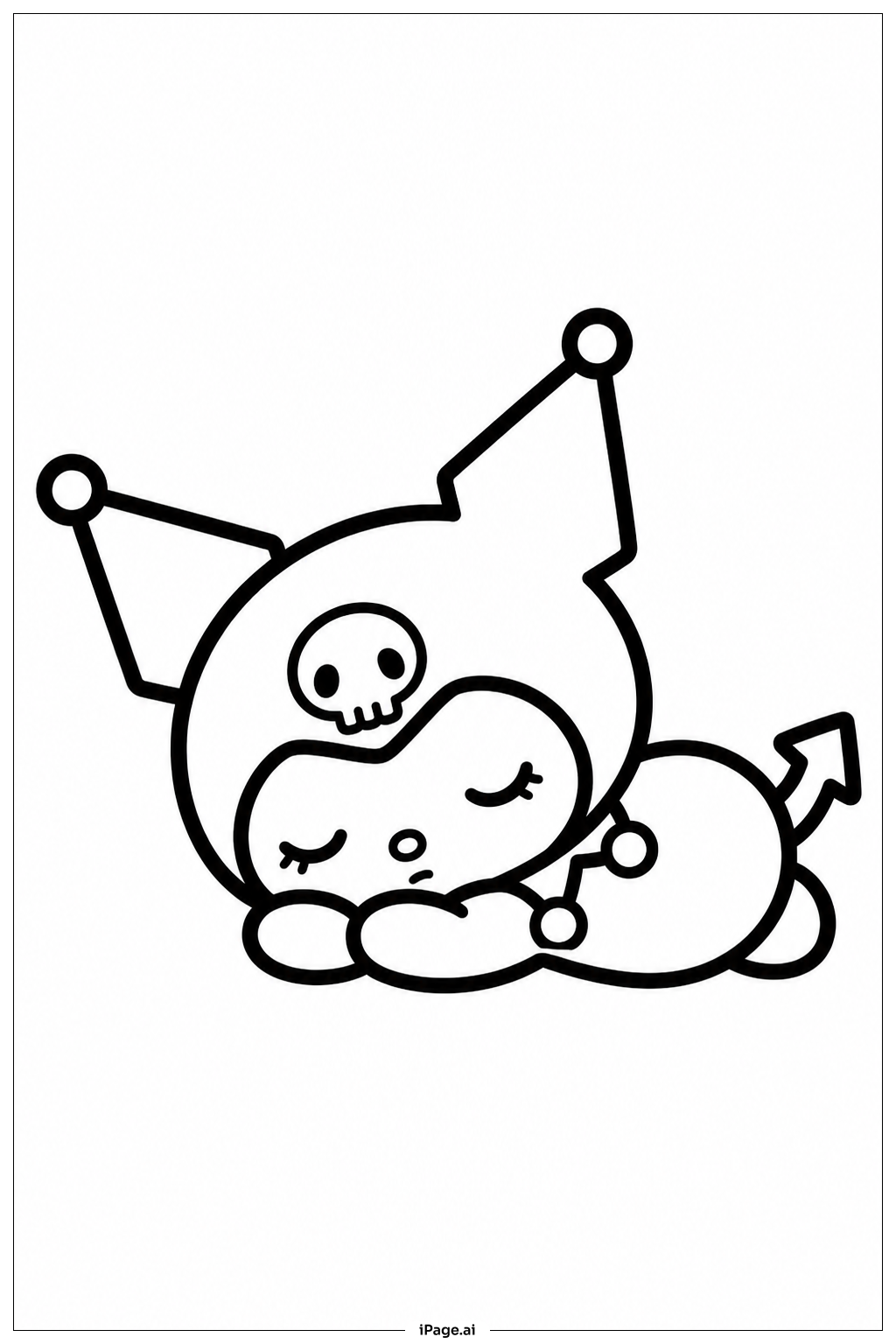 クロミの塗り絵ページ