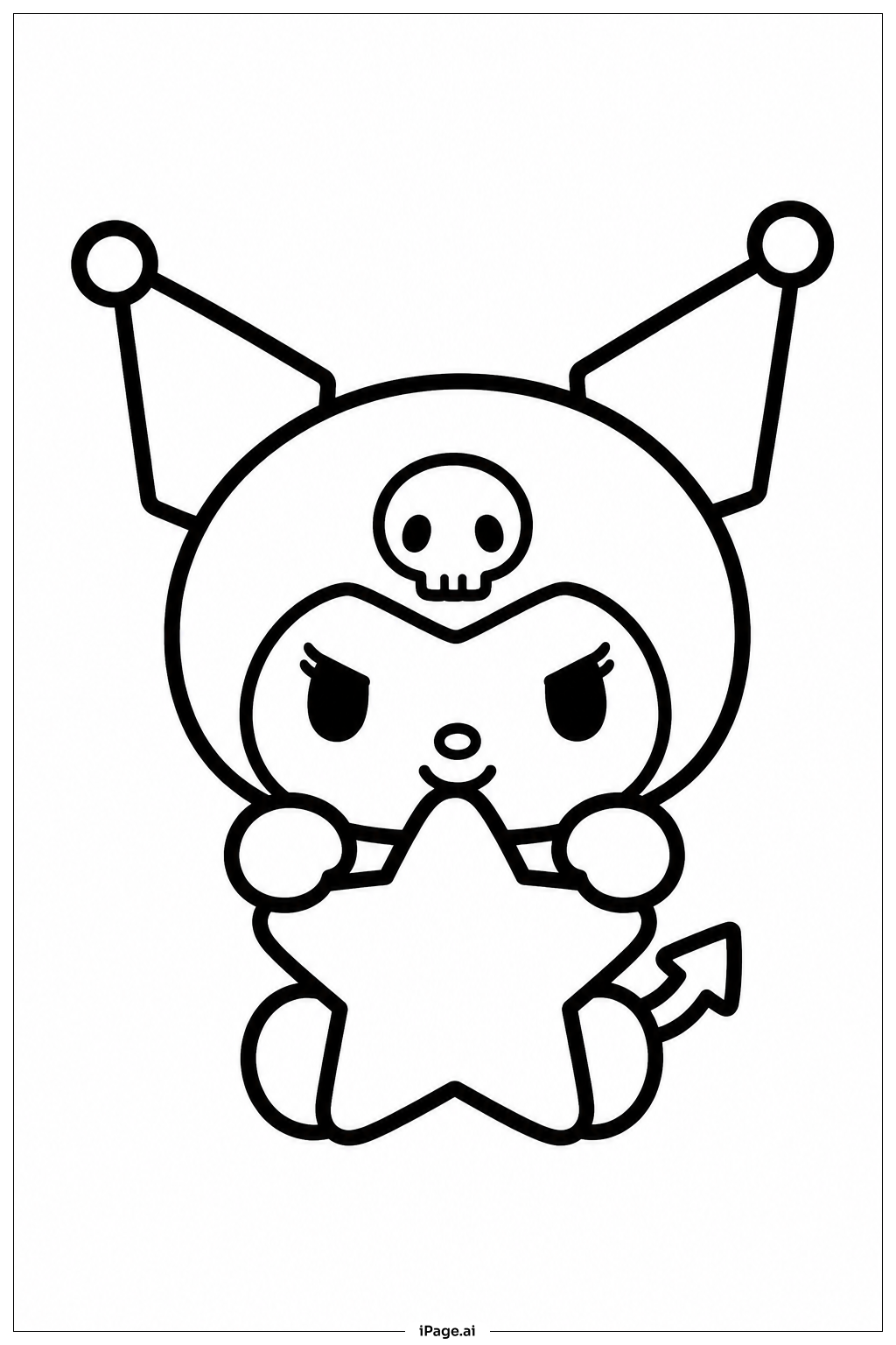 Kuromi With Star