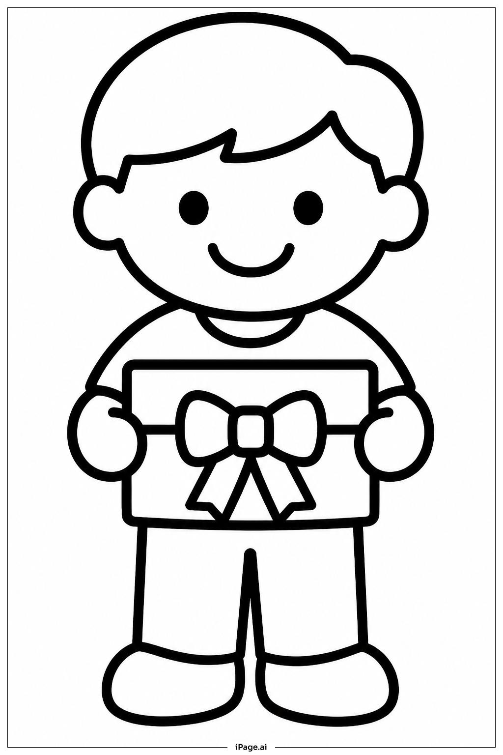 卒業証書を持つ学校最終日の塗り絵ページ