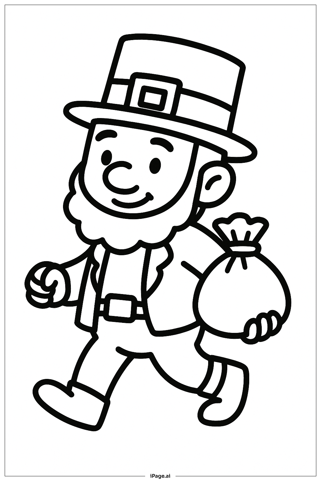 Duende llevando una bolsa