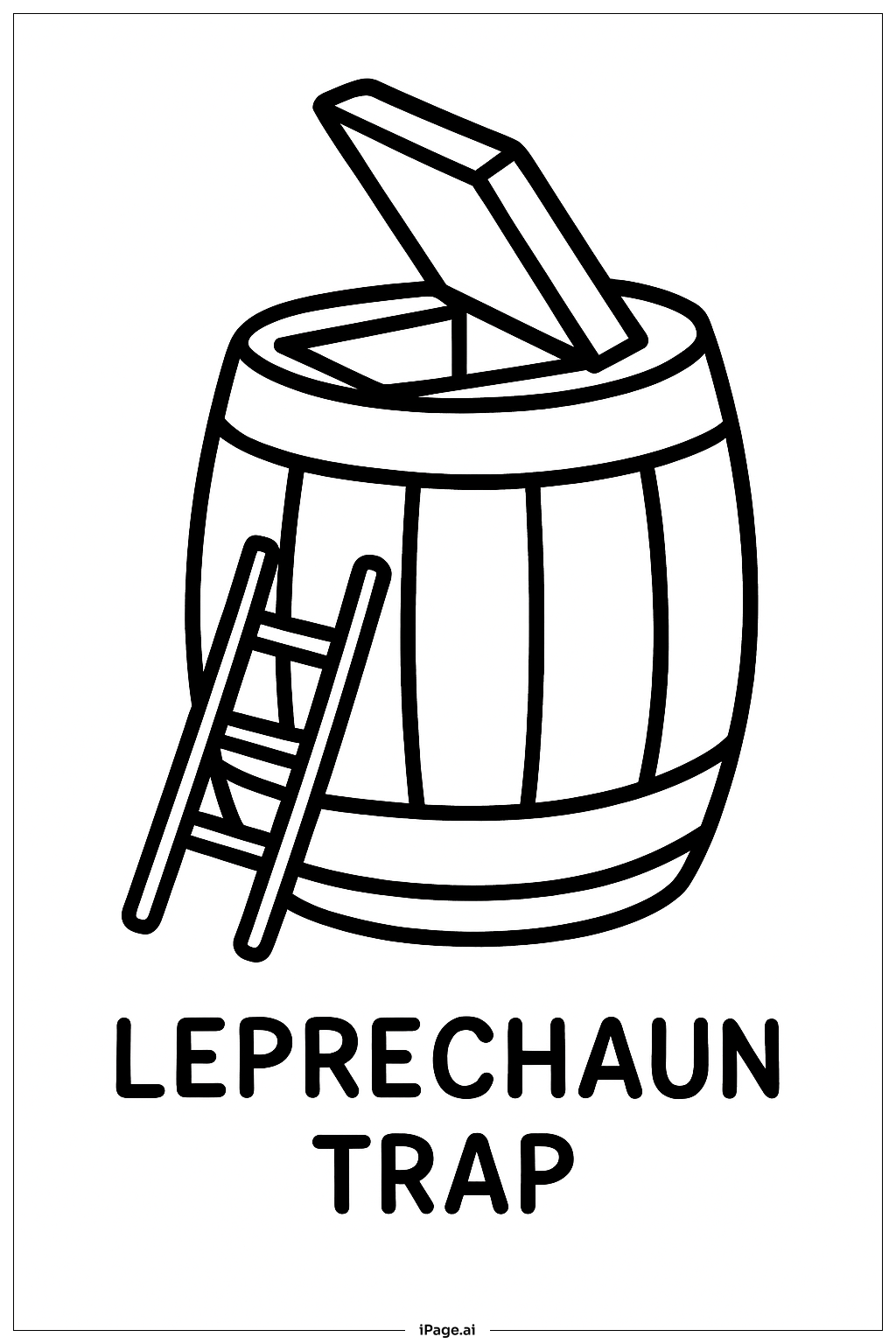 Leprechaun Trap Barrel Cage