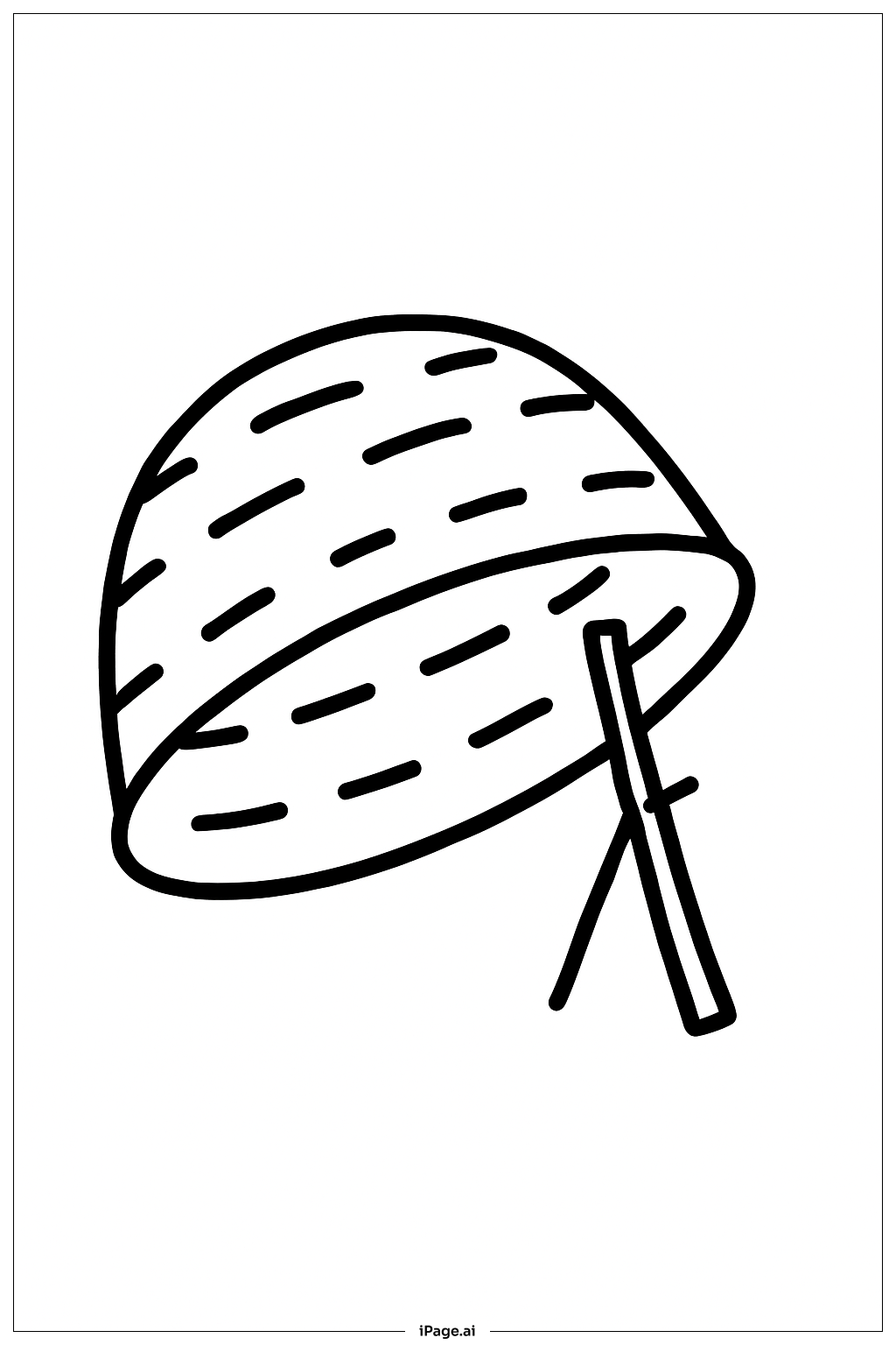 Leprechaun Trap Flower Basket Coloring Page