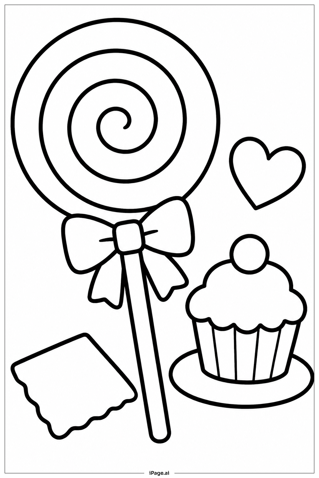 Lollipop And Cupcake
