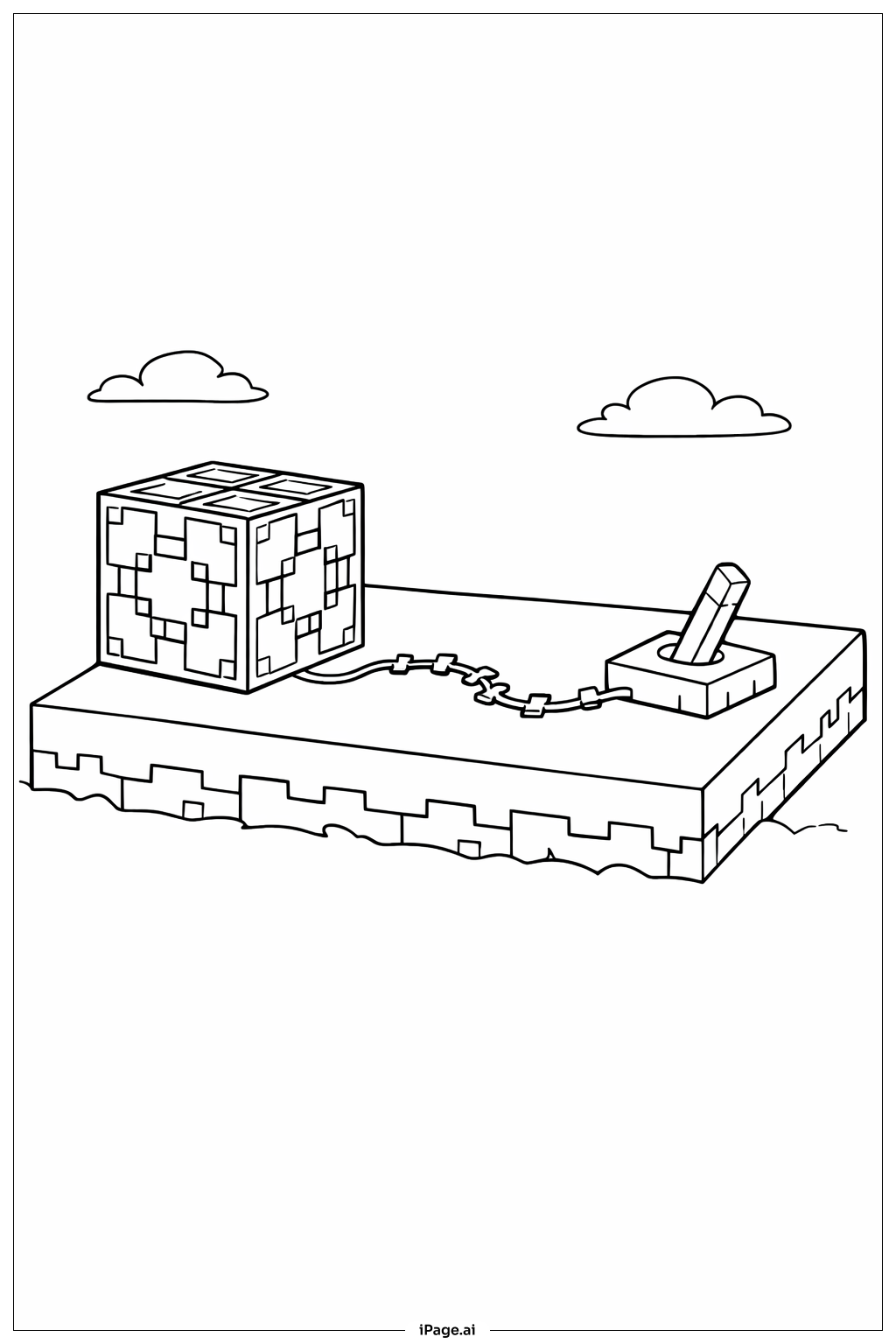 Minecraft简易红石灯