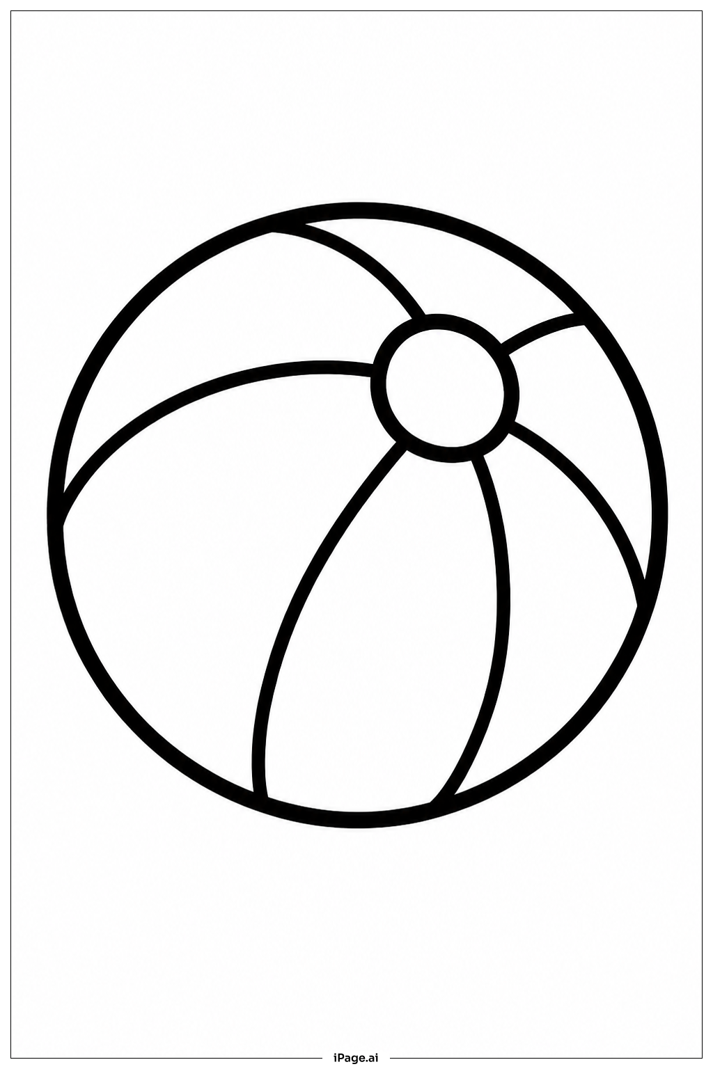 Minimal Beach Ball