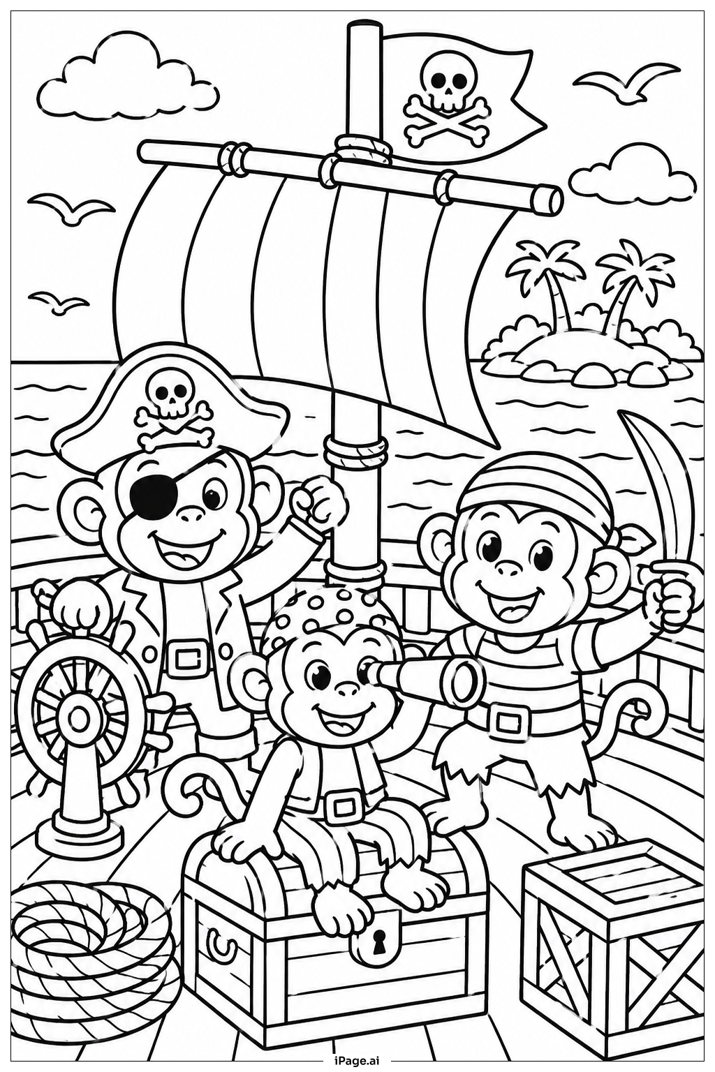 Équipage de Pirates Singes