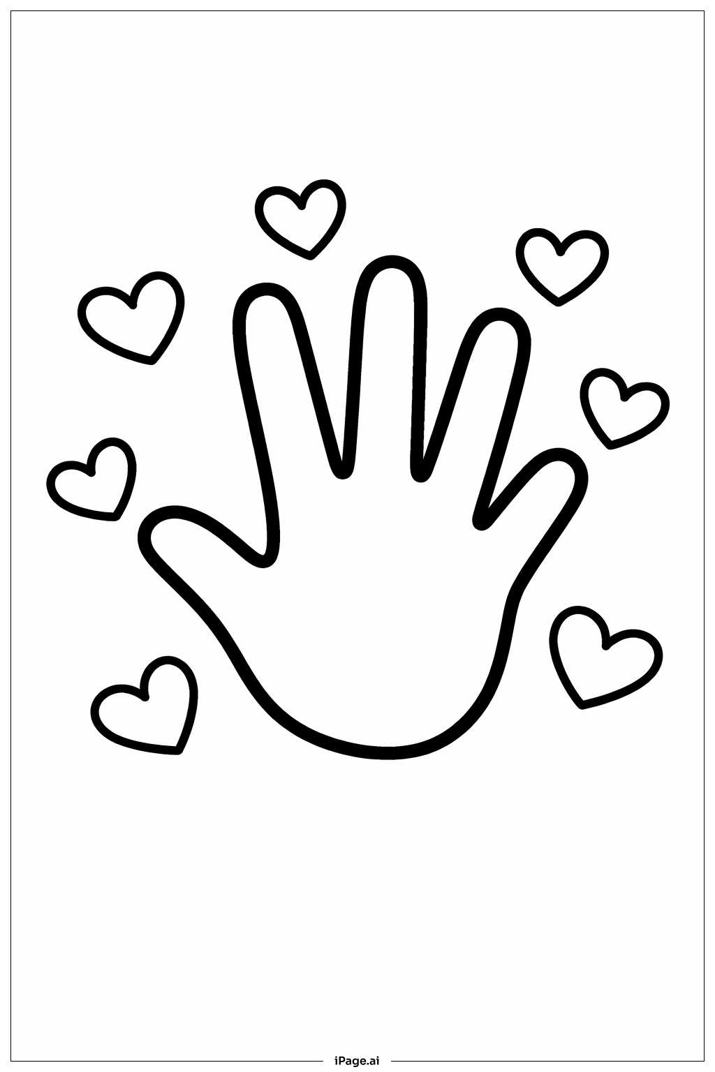 Mothers' Day Handprint Card