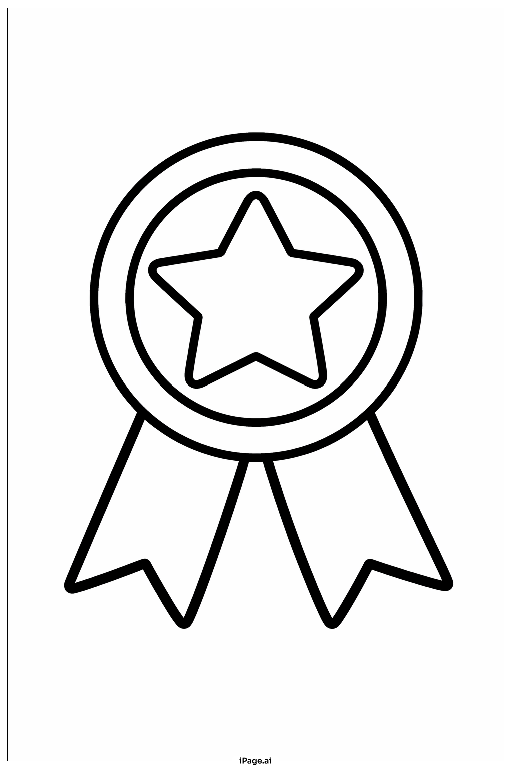Mothers' Day Star Gift Coloring Page
