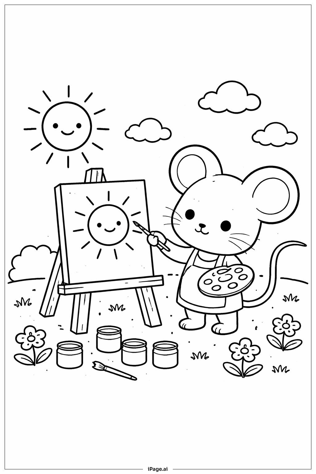 Mouse Painting Picture