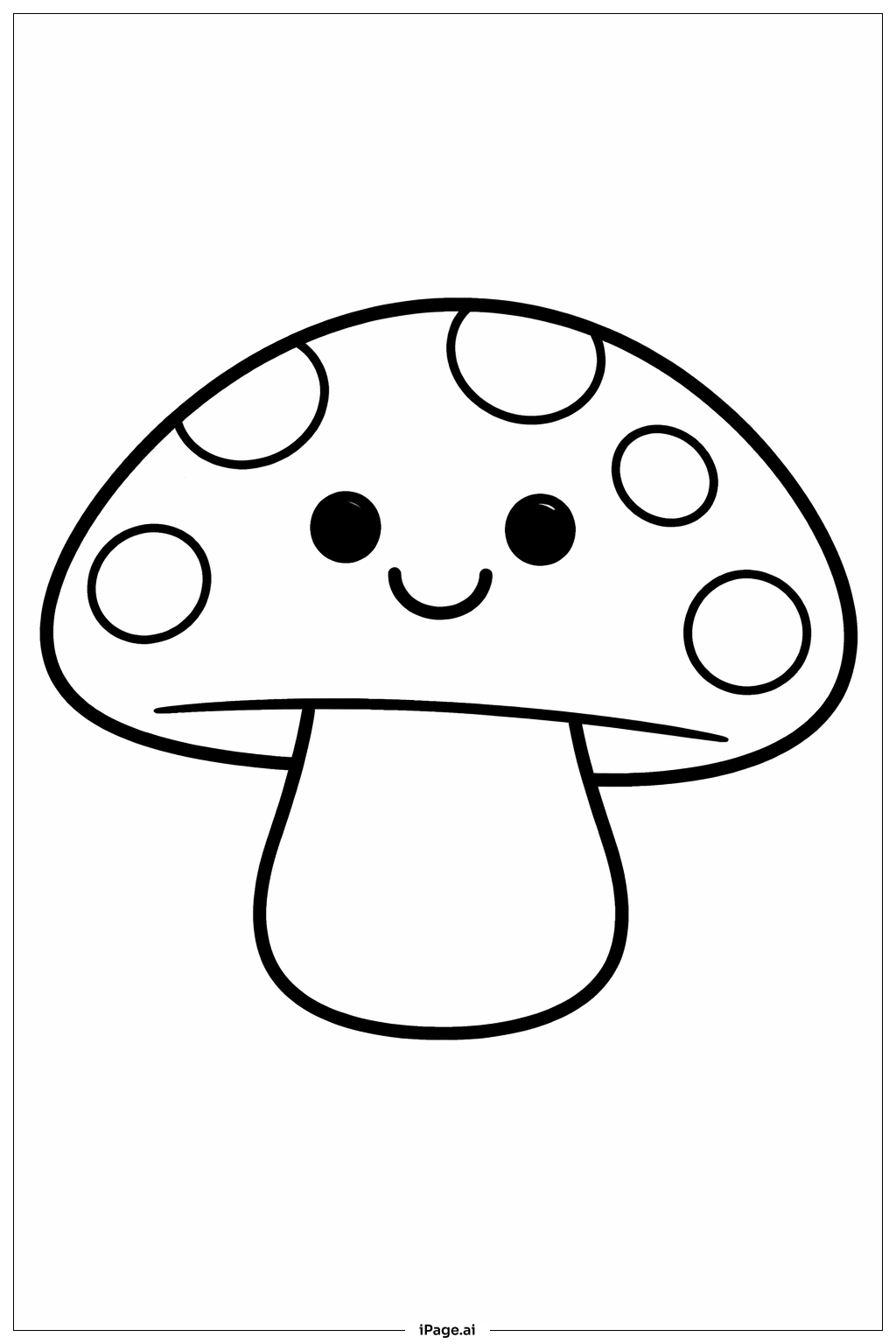  Trang tô màu Khuôn Mặt Nấm 