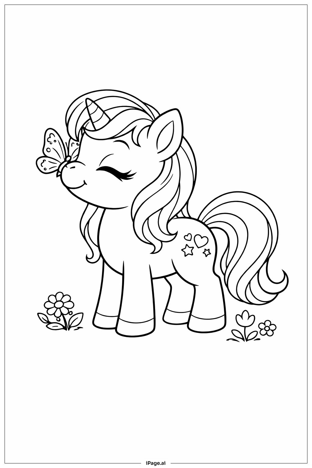 Mon Petit Poney avec Papillon