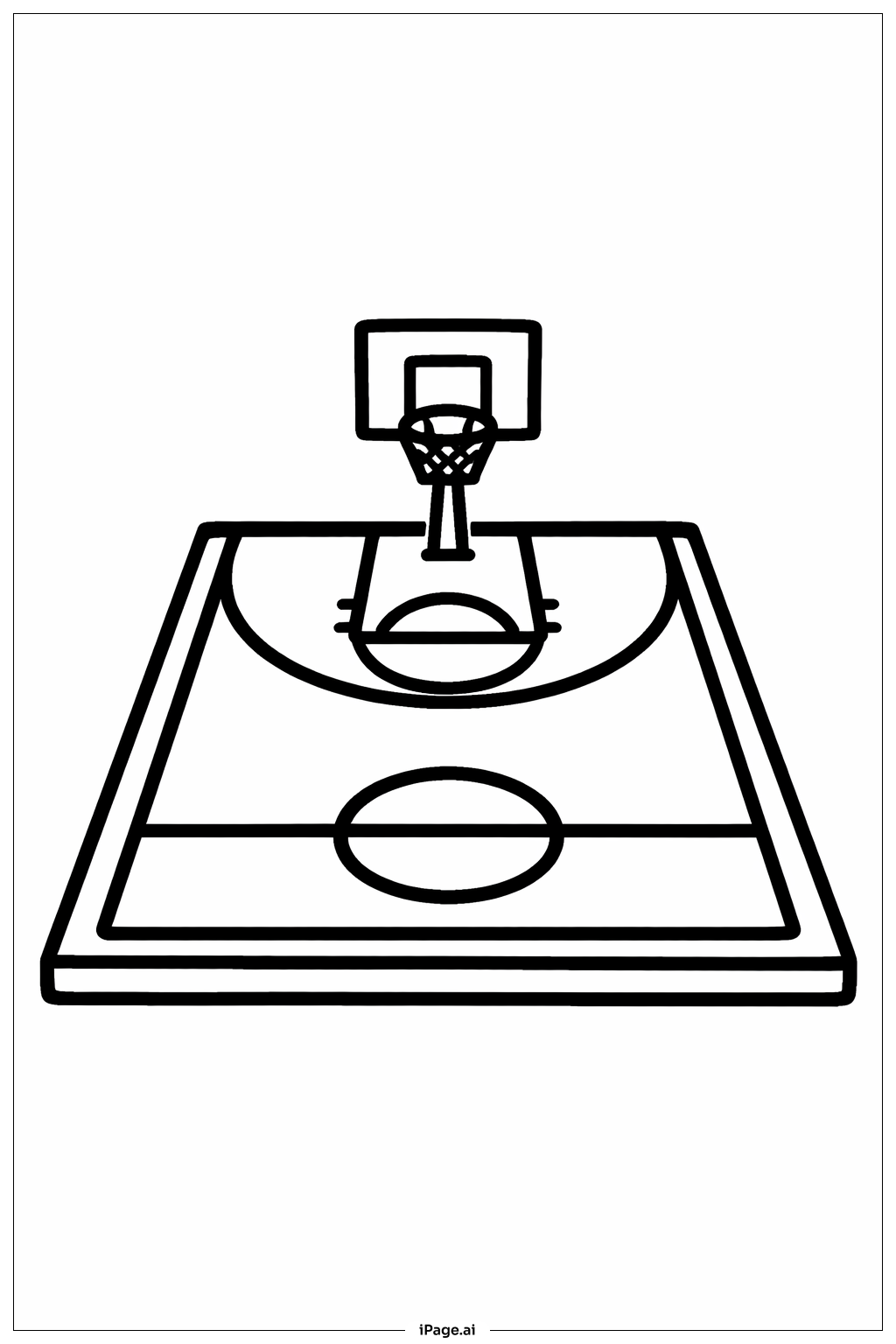 NBA Einfaches Spielfeld