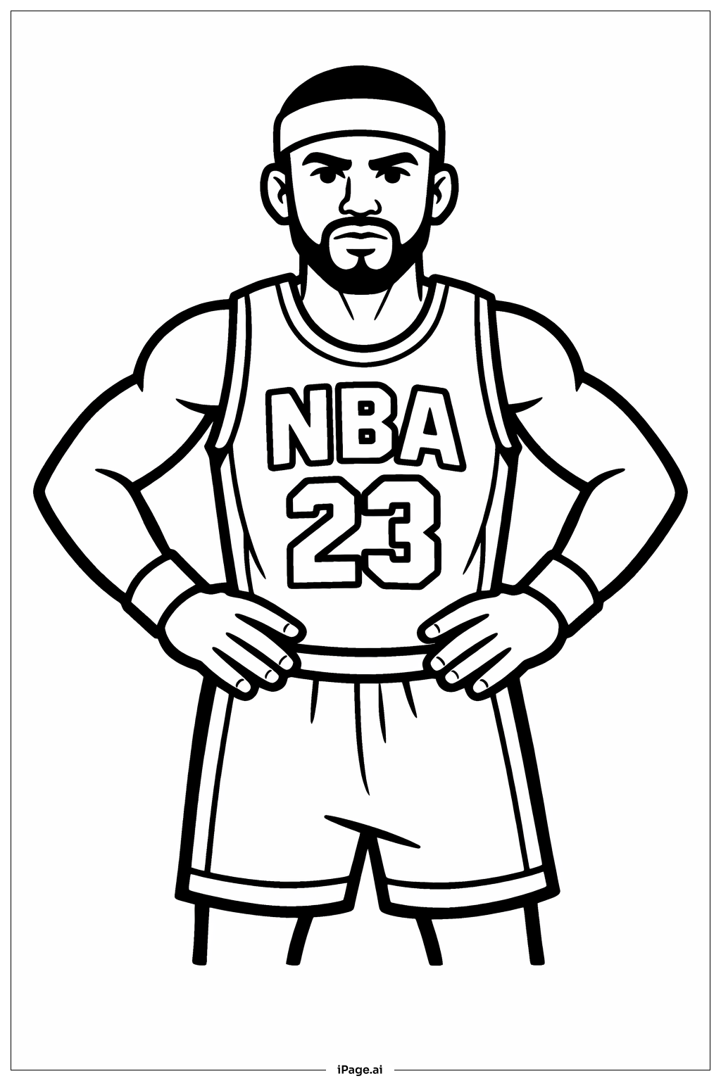 NBA Stehender Spieler