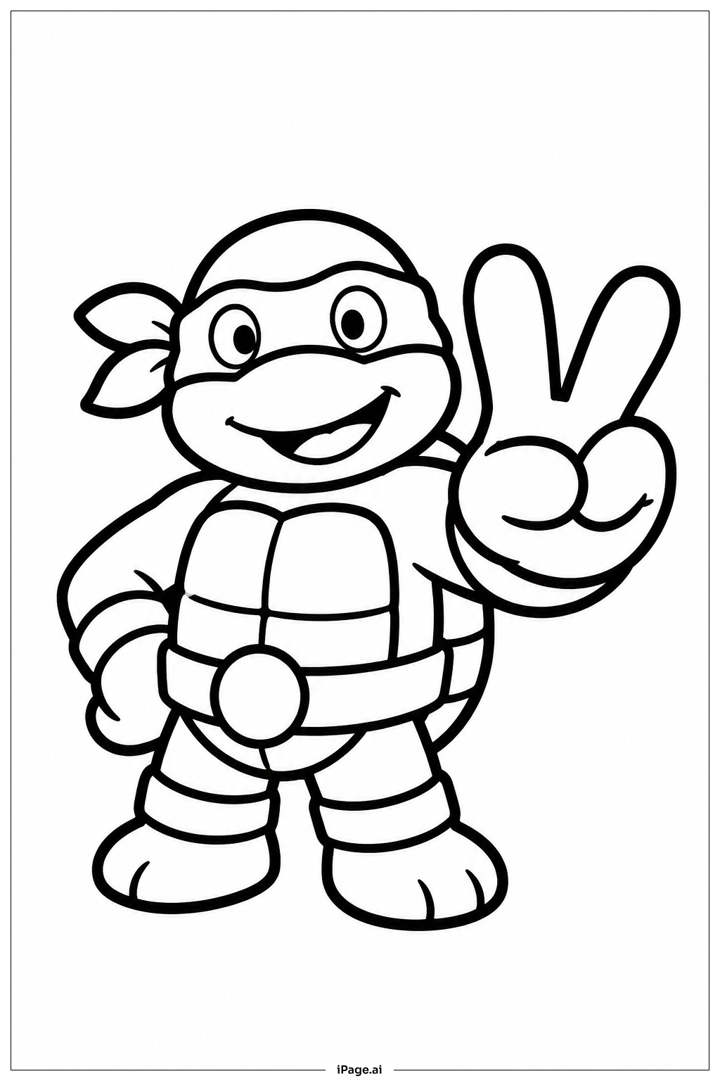 Ninja Turtles Peace Sign