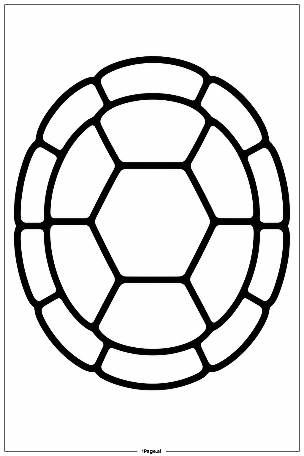 Trang tô màu Ninja Turtles Shell Emblem