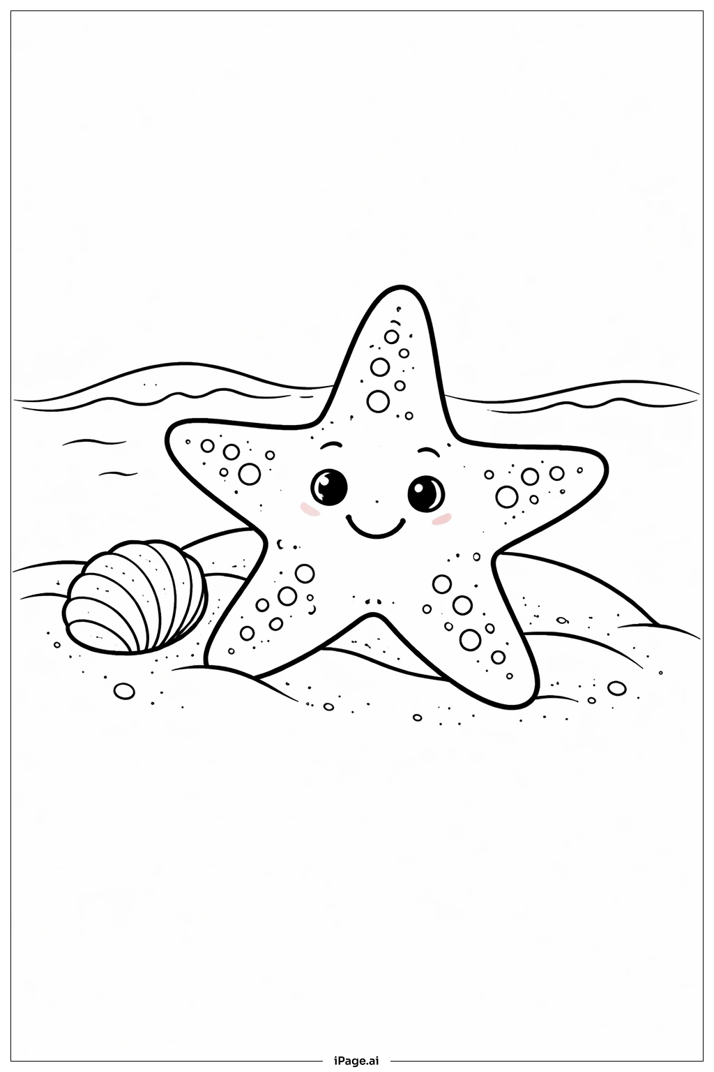 Sonrisa de Estrella de Mar del Océano