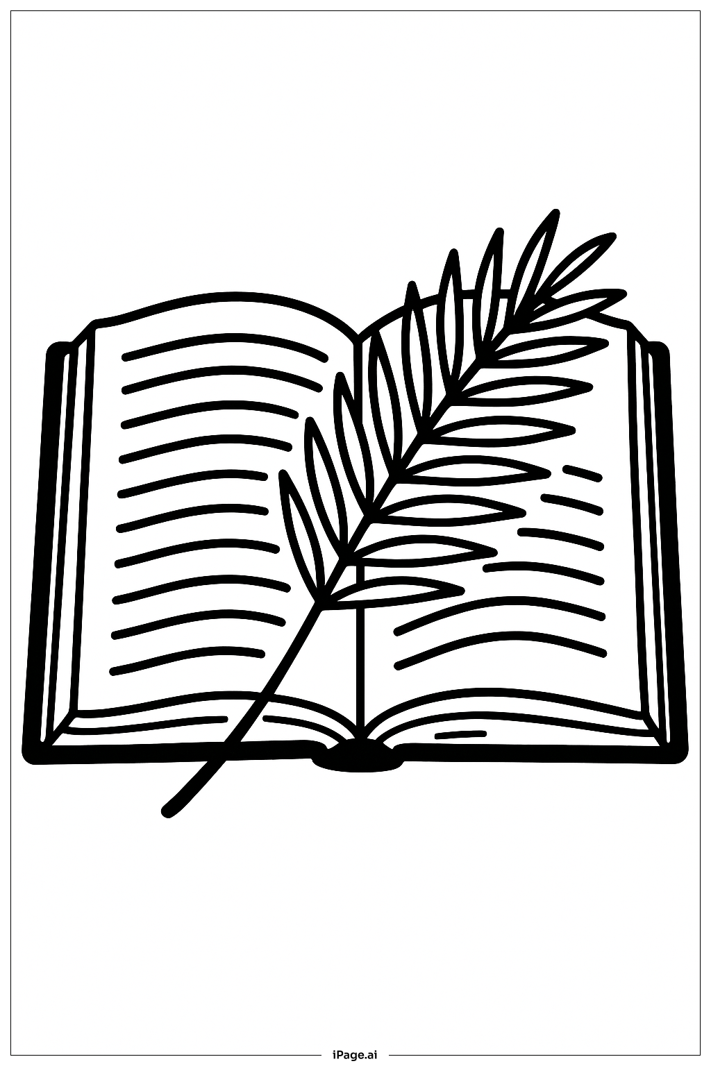  Trang tô màu Kinh Thánh Chủ Nhật Lá với Cành Dừa 