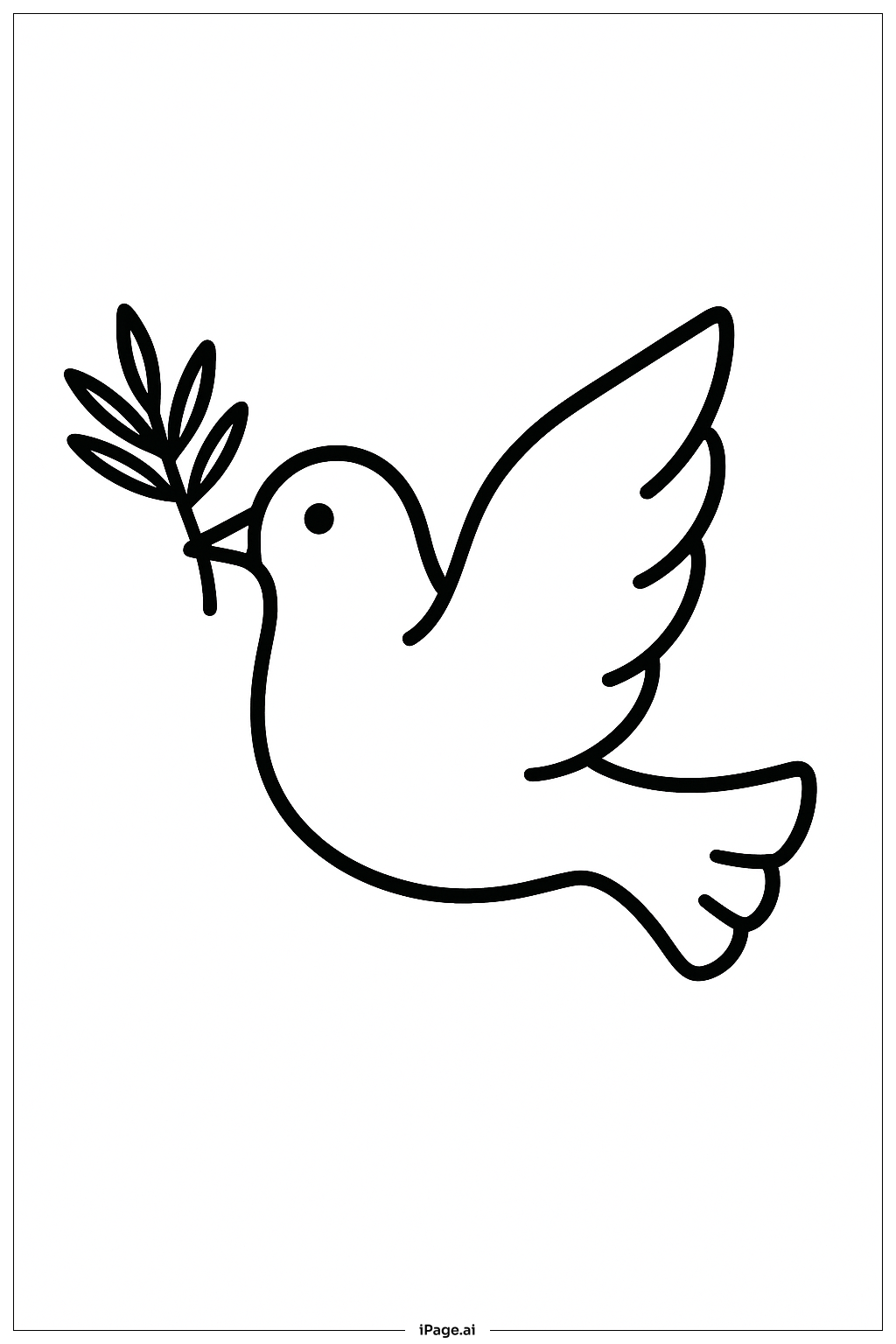  Trang tô màu Bồ câu Chủ nhật Lễ Lá cùng cành Lễ Lá 