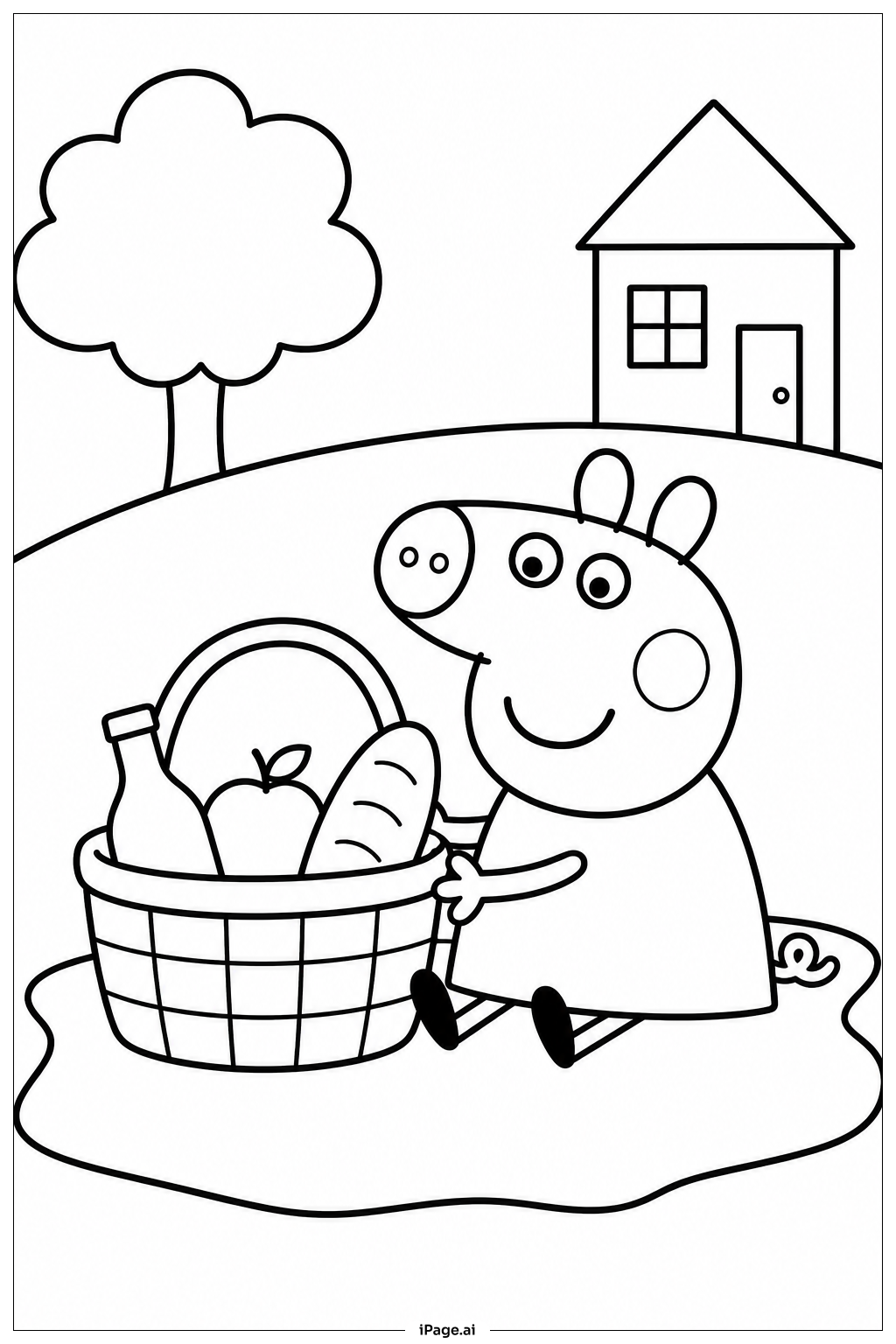 Peppa Wutz Ausmalseite