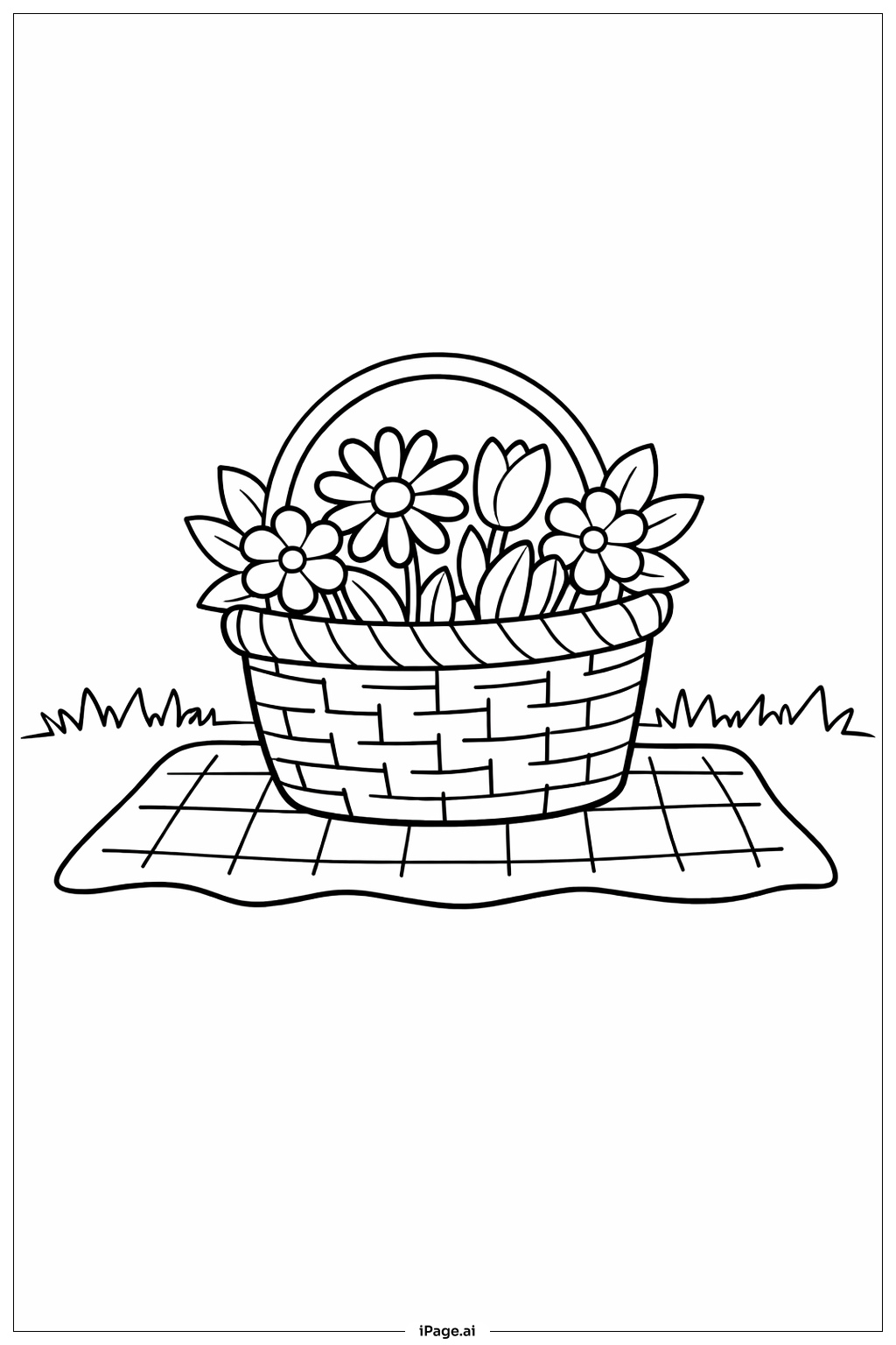 Picnic Basket Flowers