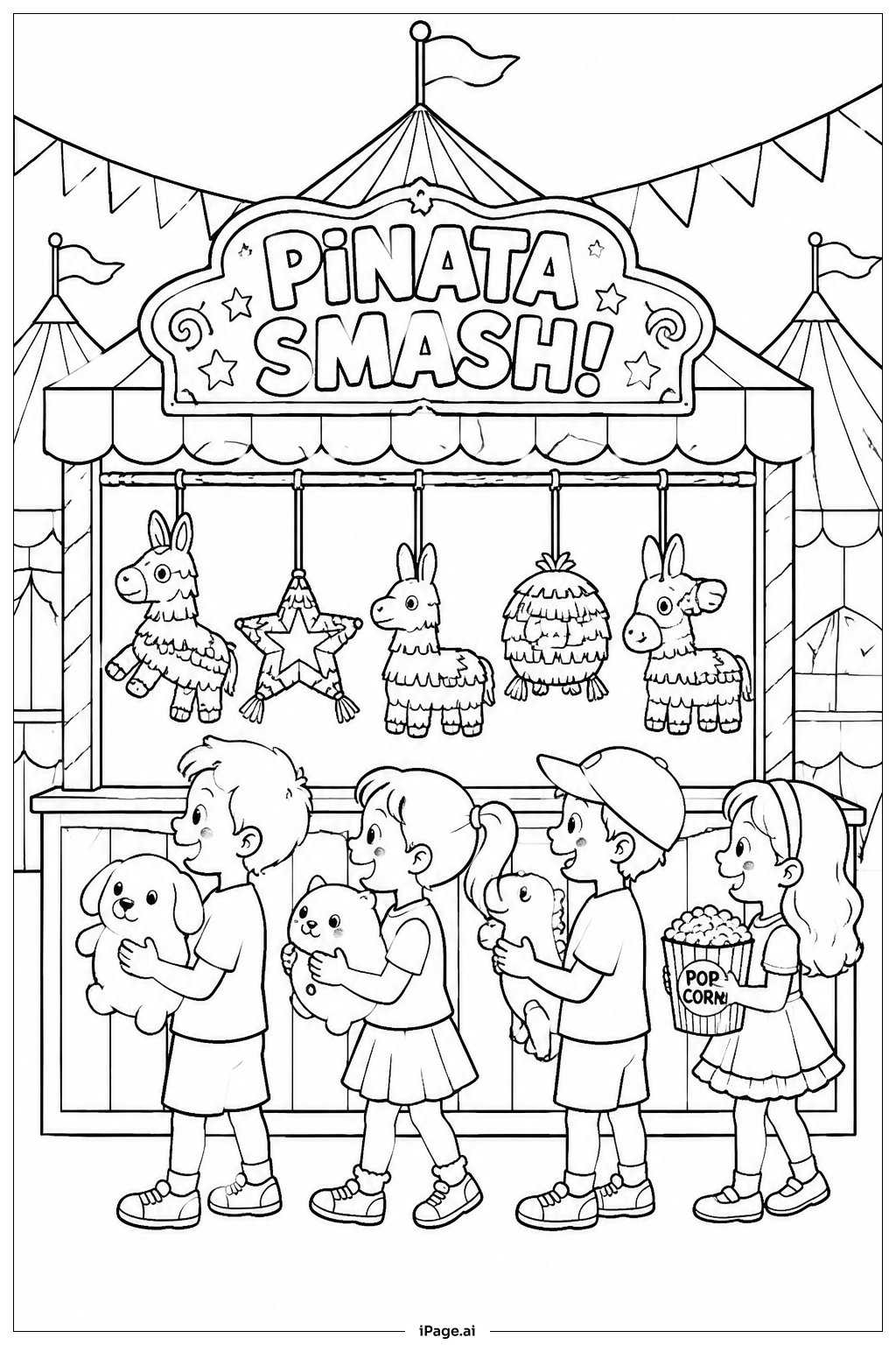 Piñata Juegos de Feria