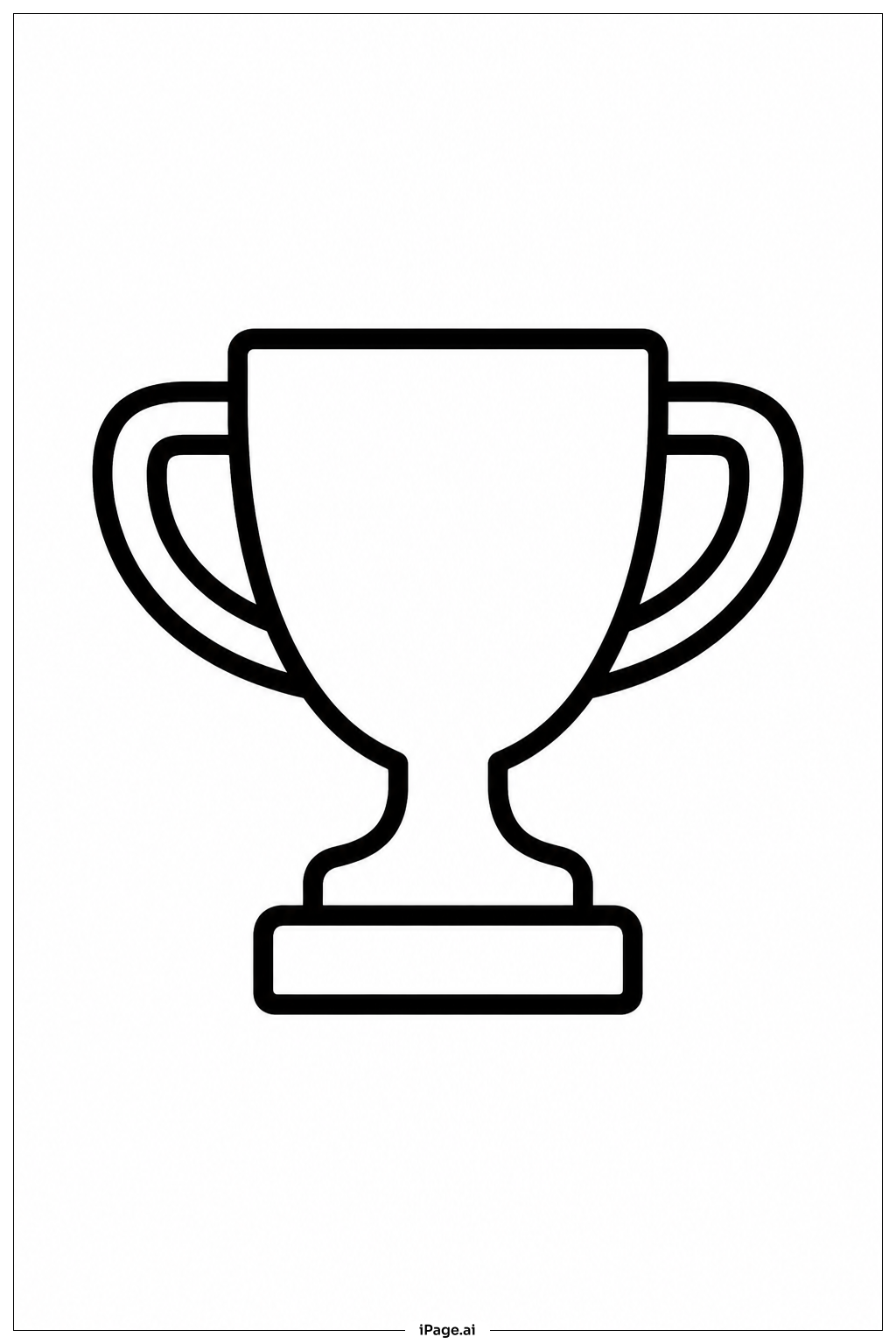 Trophäe Ausmalseite
