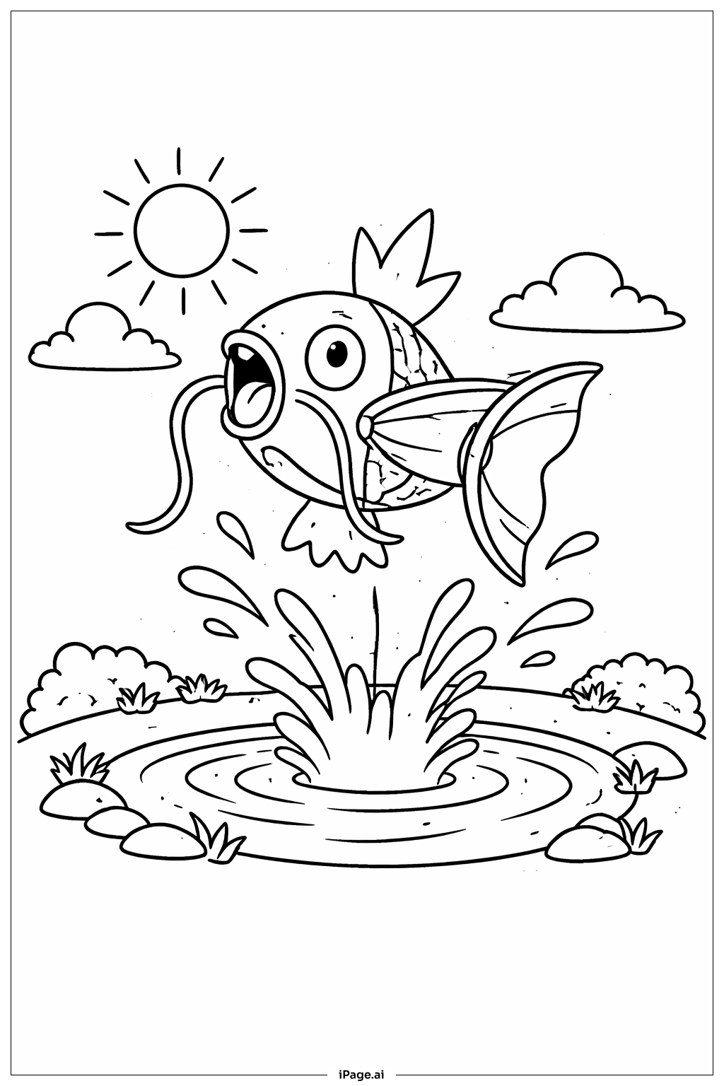 Pokemon Magikarp Jumping