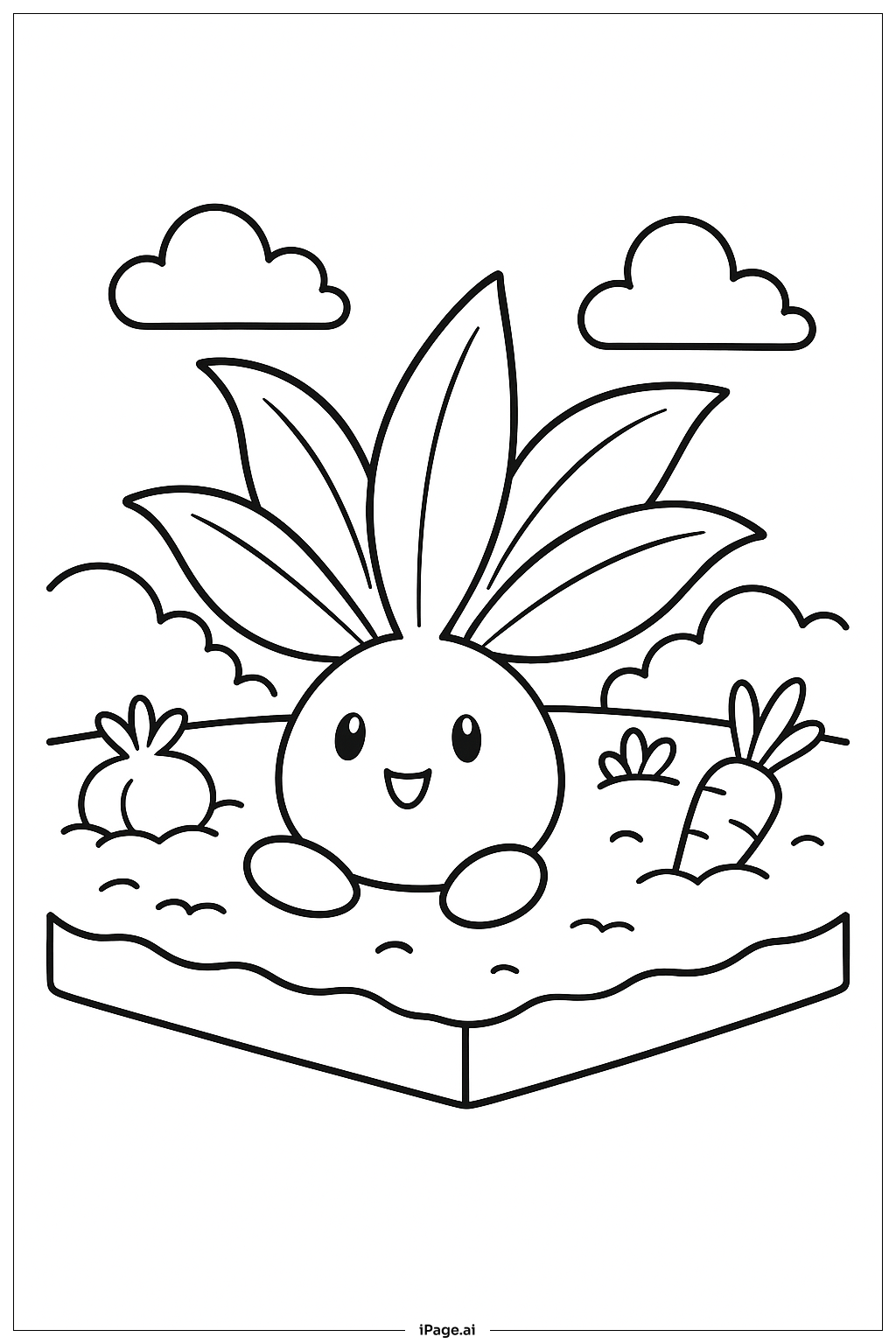 寶可夢 藍藻在花園著色頁