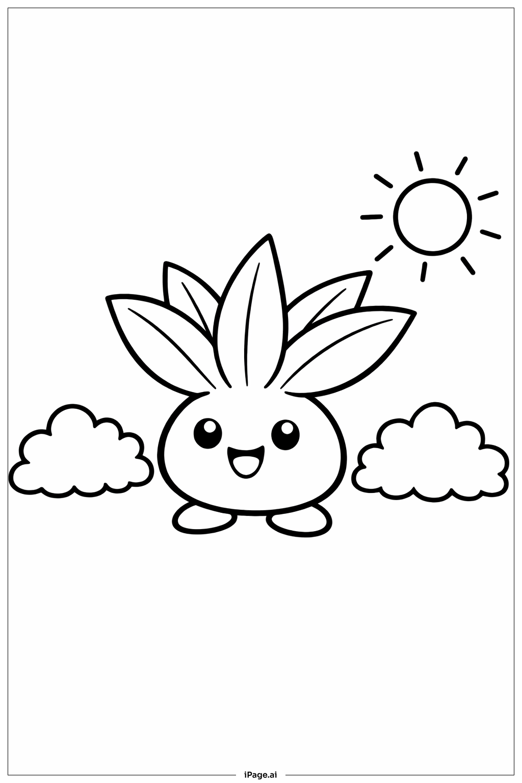  Pokemon Oddish Smiling Coloring Page 