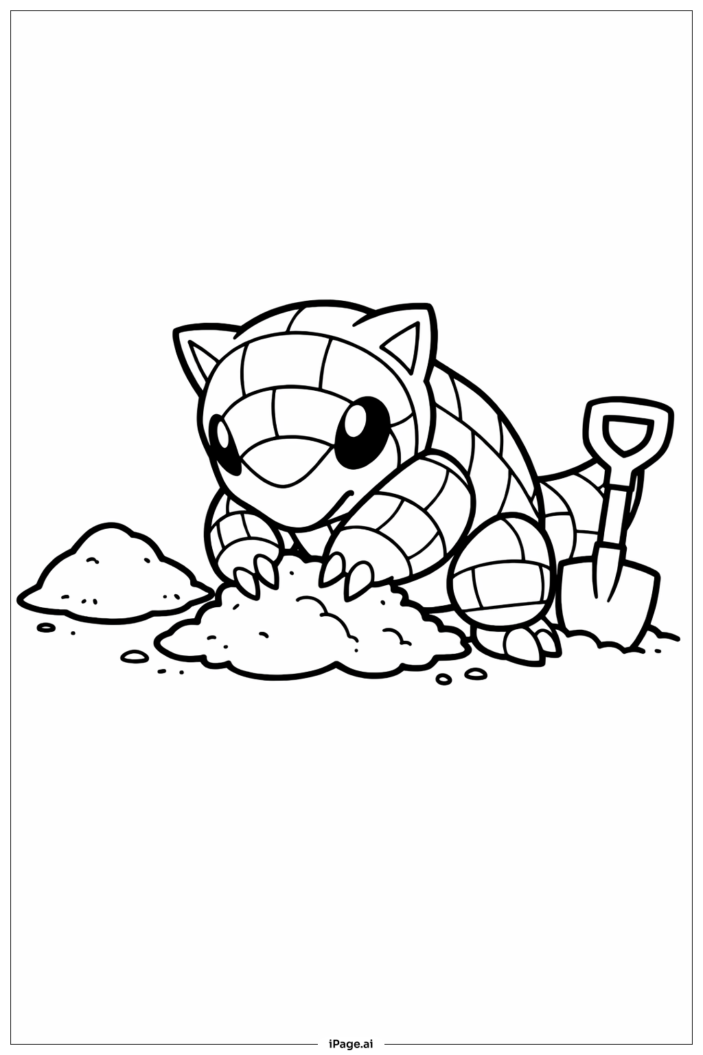 Pokemon Sandshrew Digging
