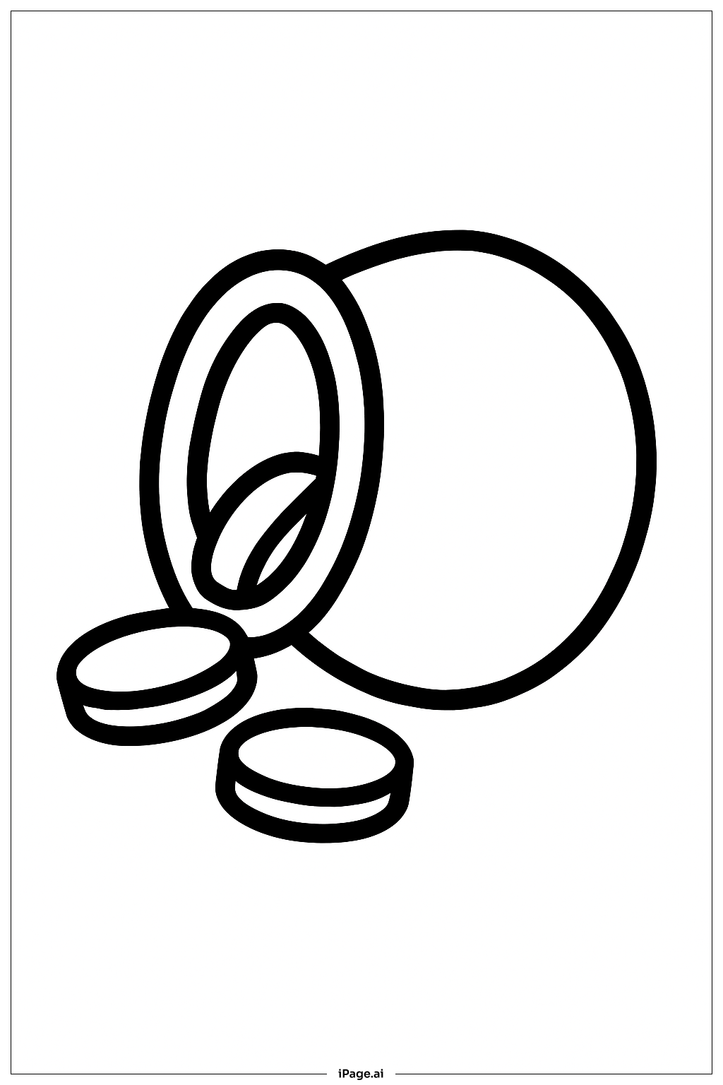  Pot Of Coins St. Patrick's Day Coloring Page 