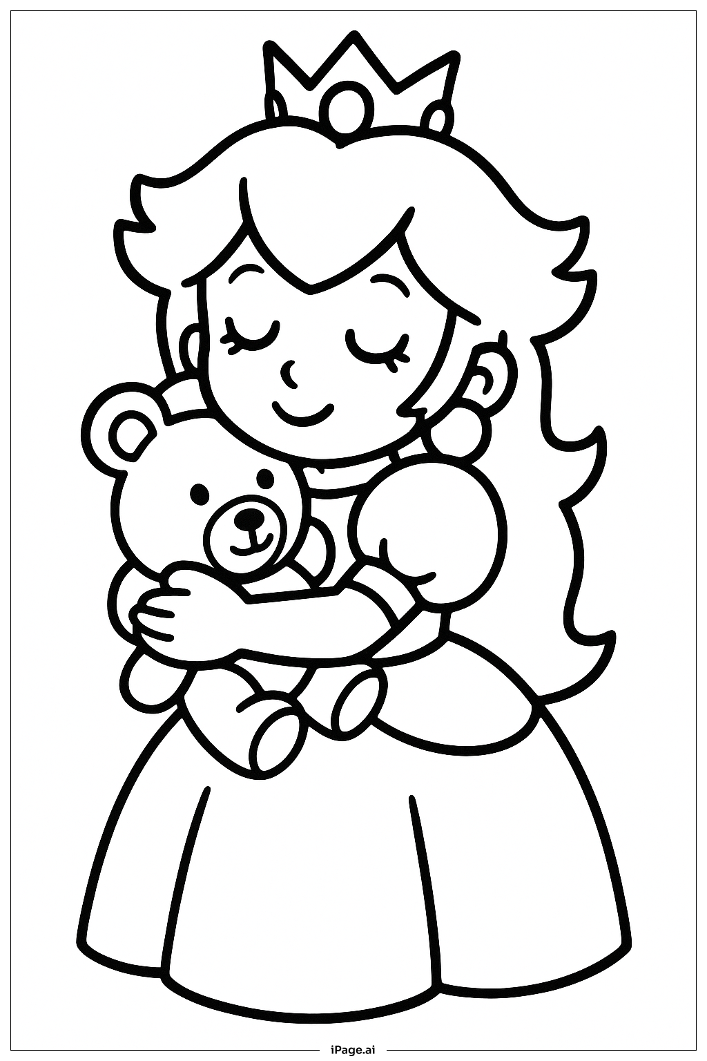 桃子公主与泰迪熊