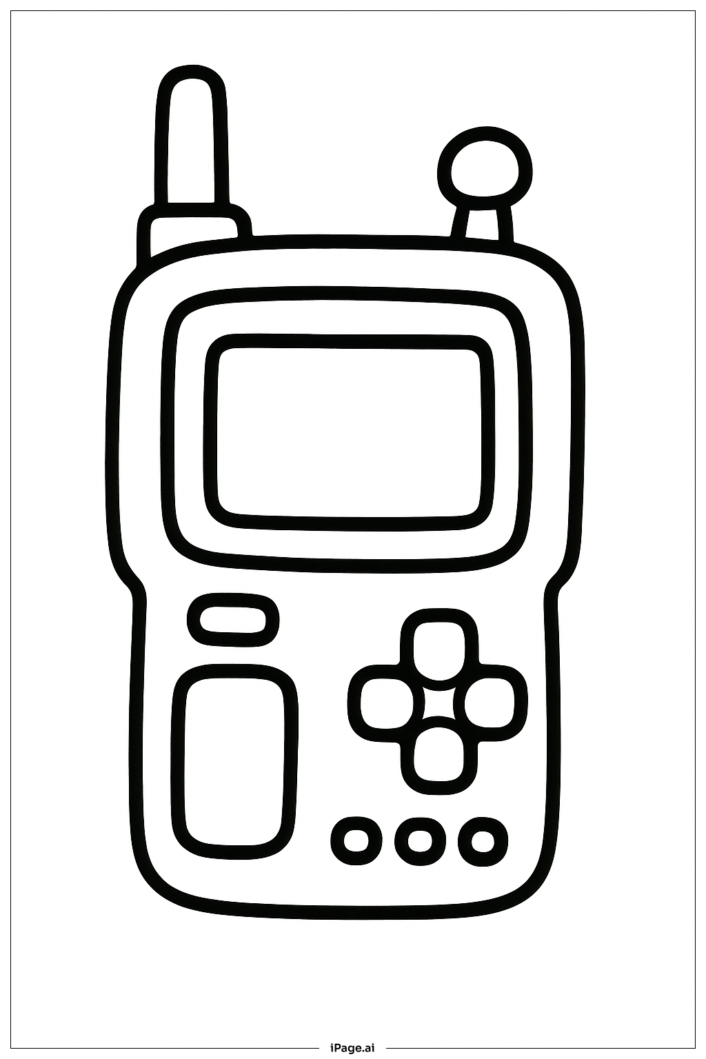 Page de coloriage Gadget de Poche Prototype
