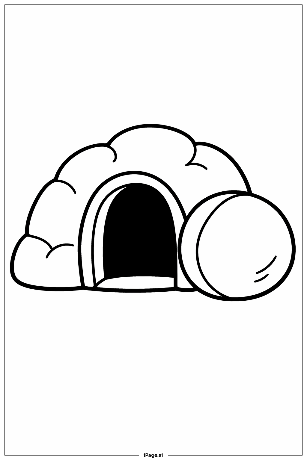  Resurrection Empty Tomb Icon Coloring Page 