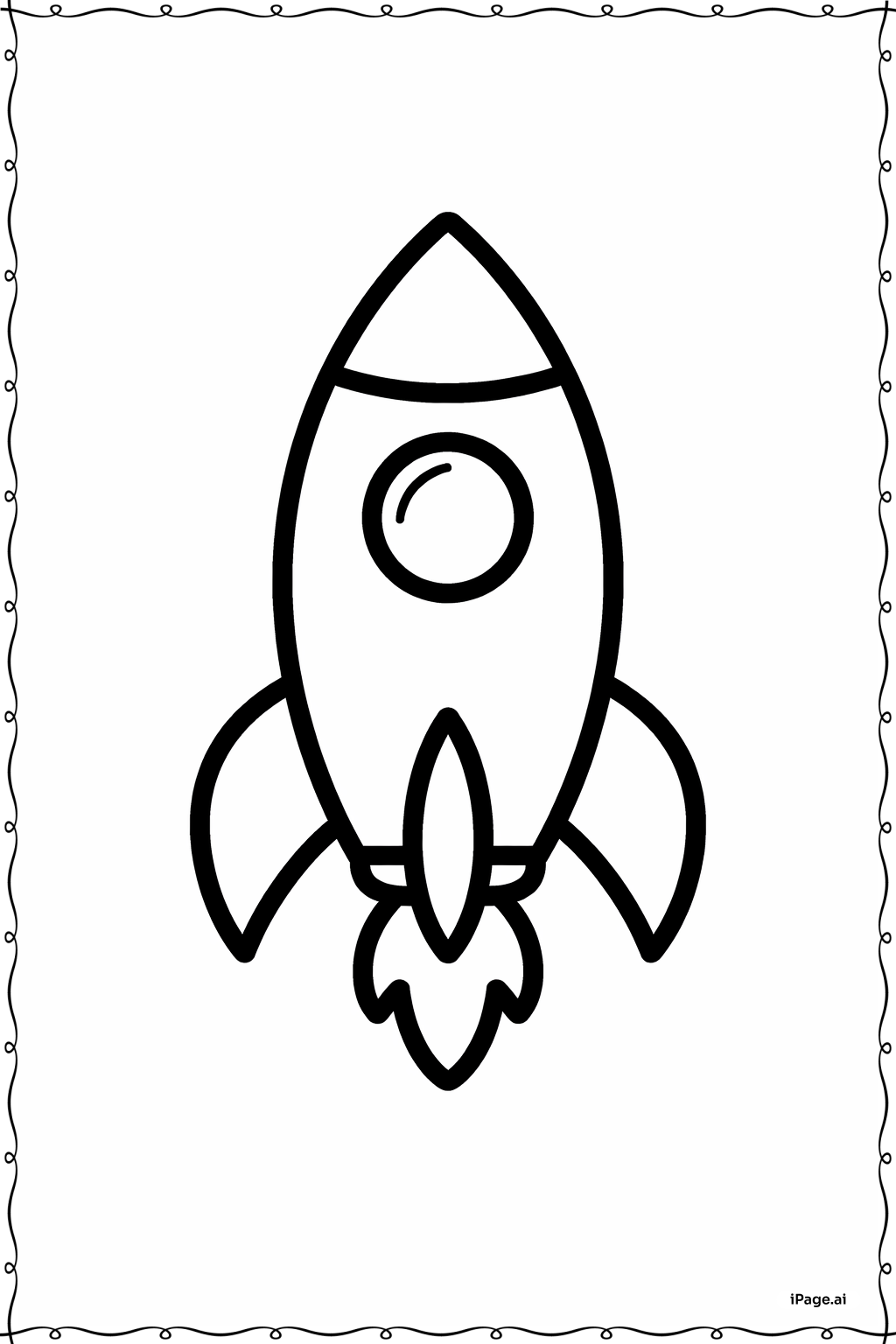 Silueta audaz de cohete