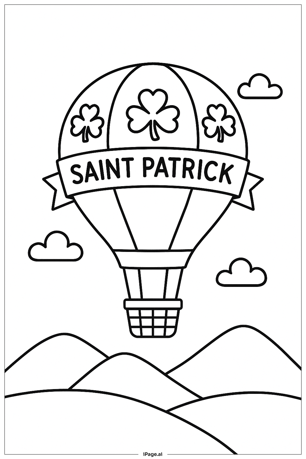 Balade en montgolfière de la Saint Patrick