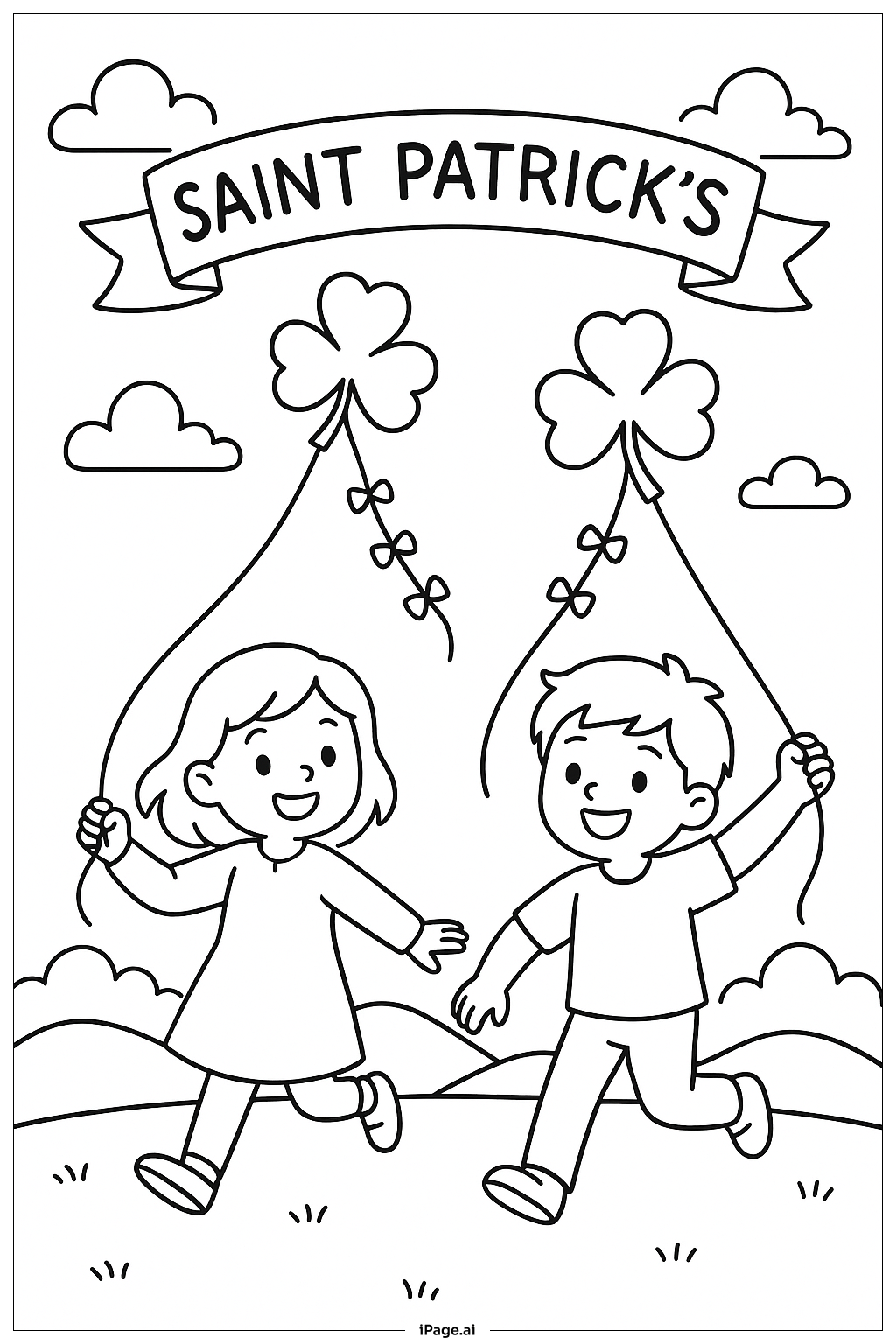 성 패트릭 연 날리기