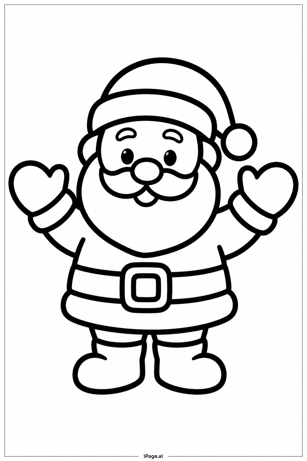 Papai Noel com Luvas