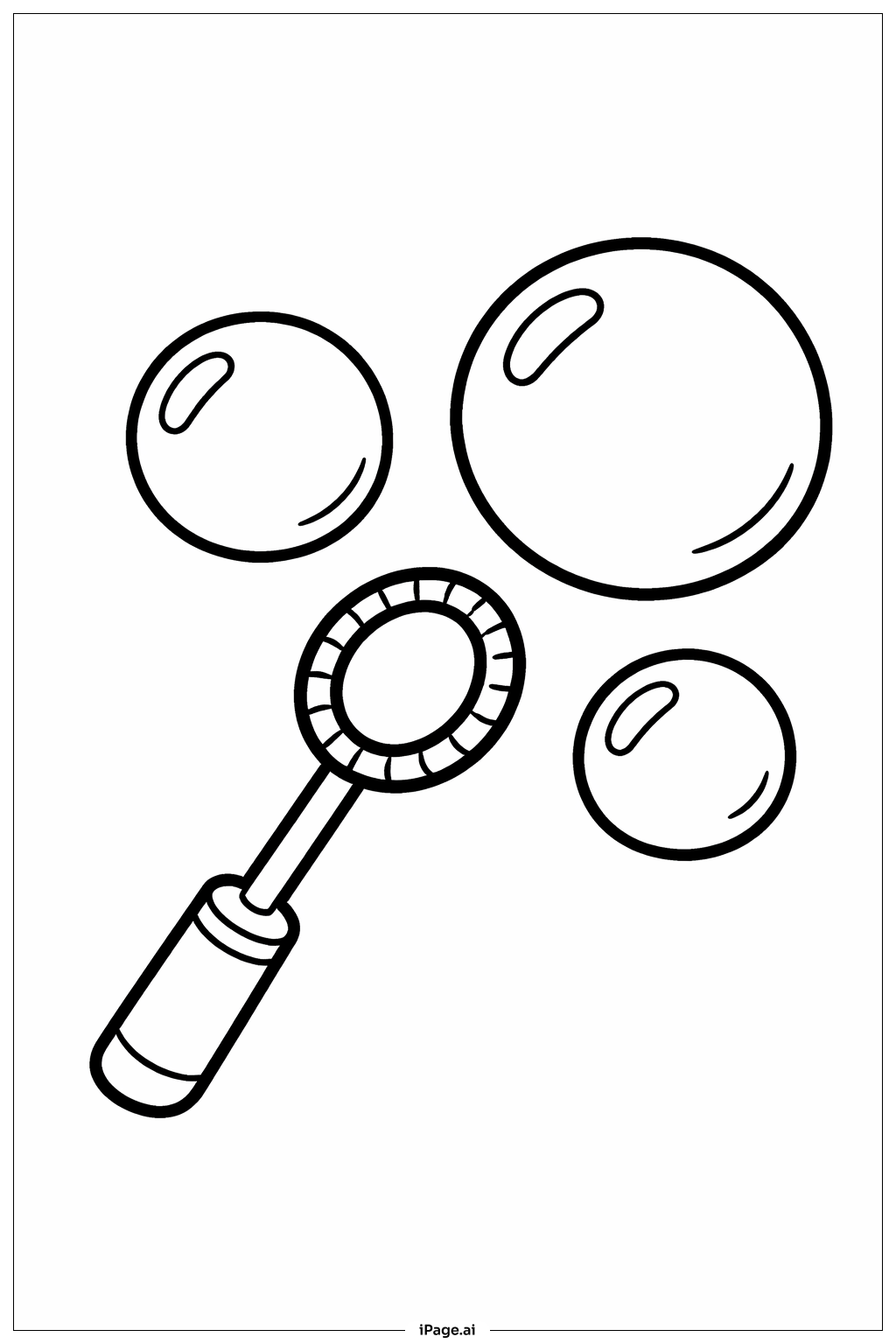  과학 버블 실험 색칠공부 페이지 