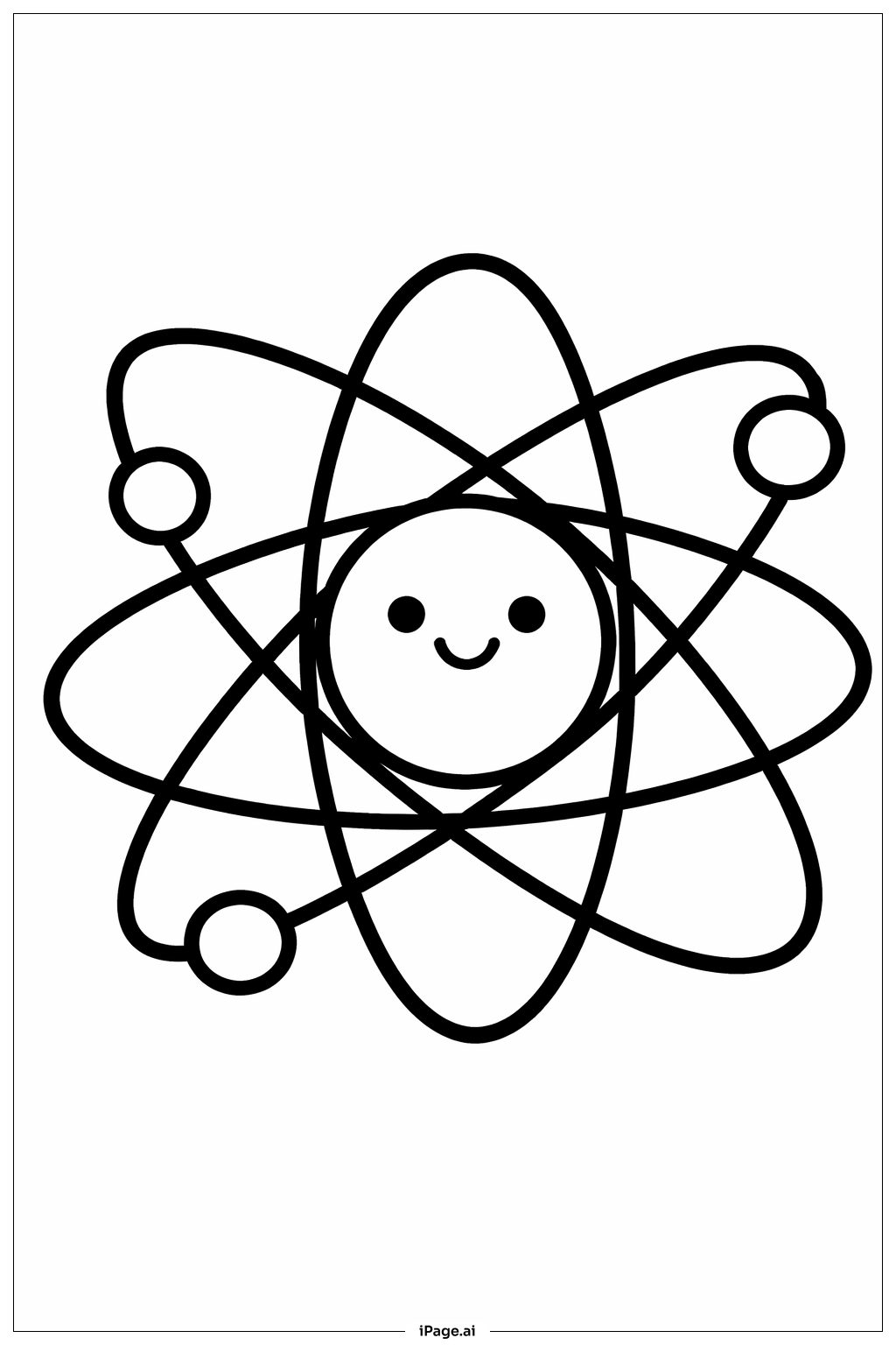  Science Counting Atoms Coloring Page 