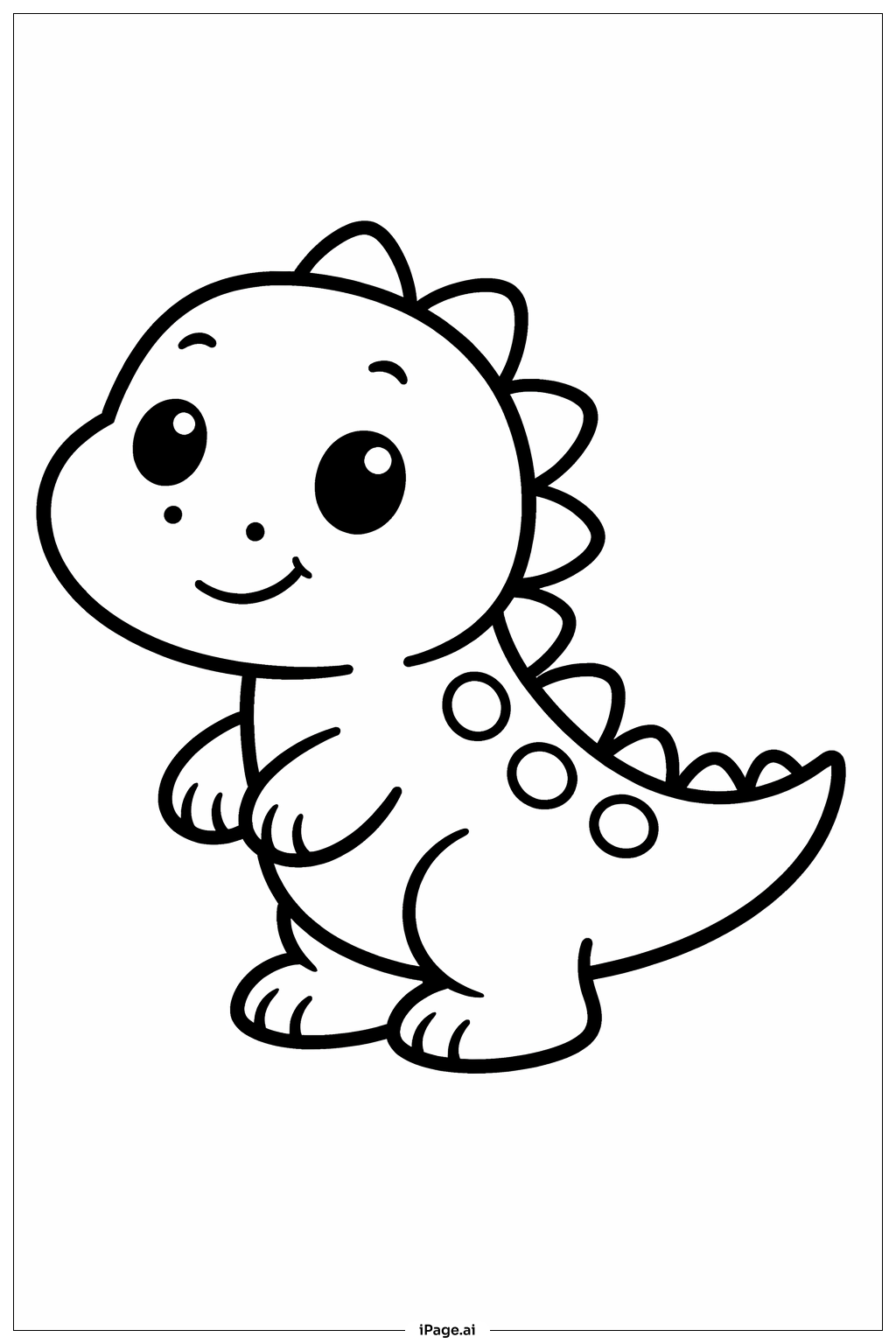  과학 귀여운 공룡 색칠공부 페이지 