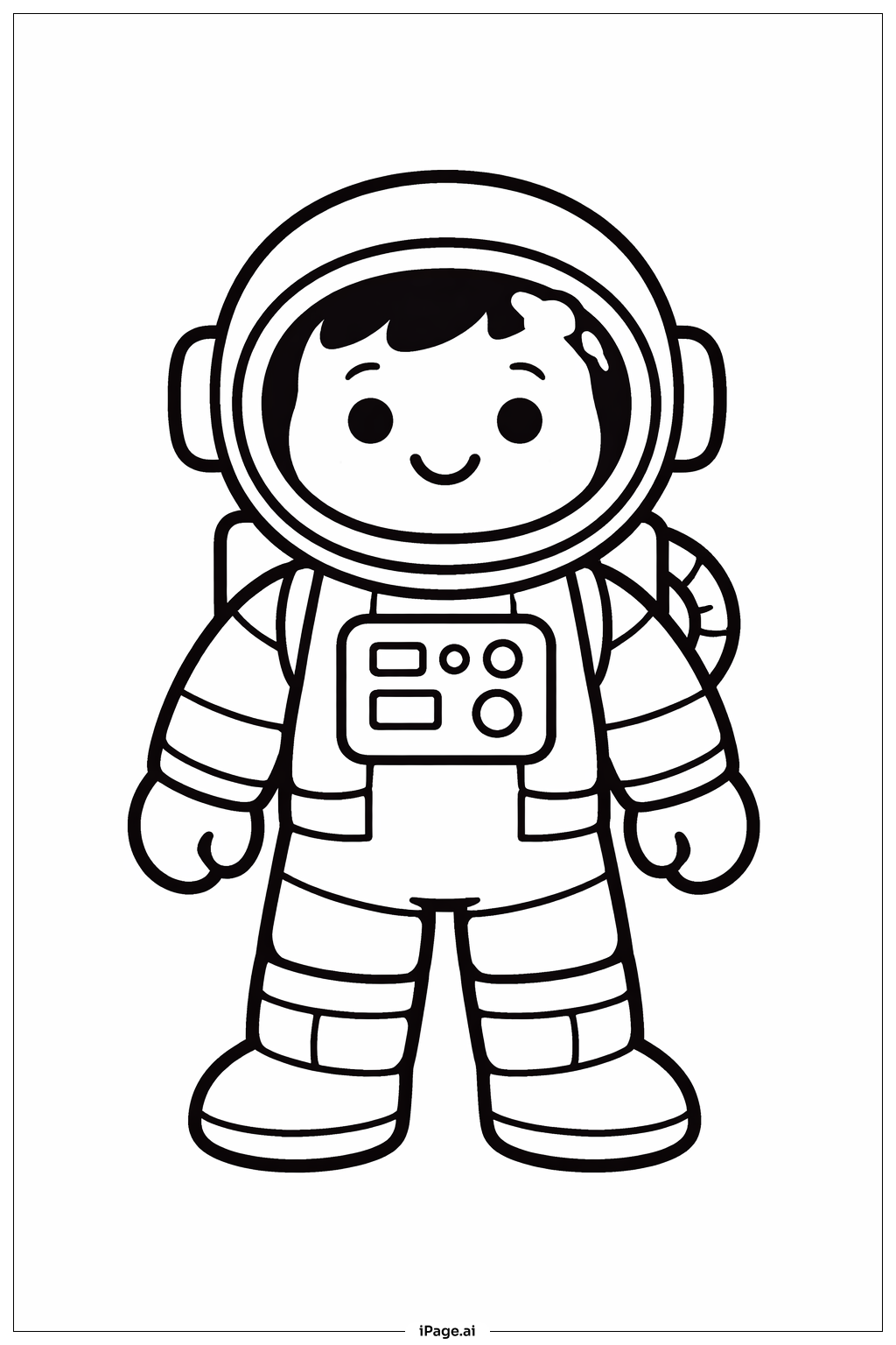  과학 행복한 우주인 색칠공부 페이지 