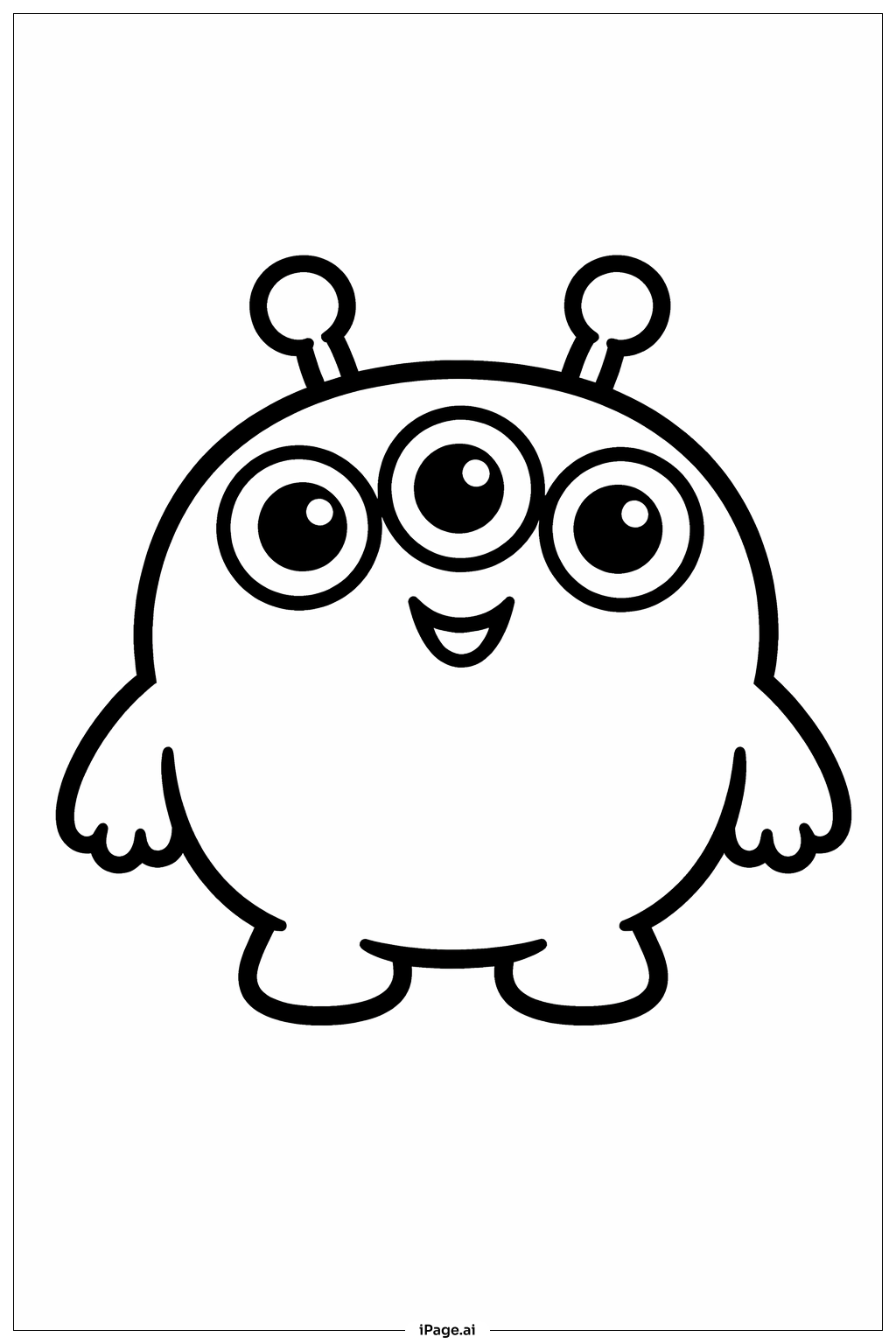  과학 작은 외계인 색칠공부 페이지 